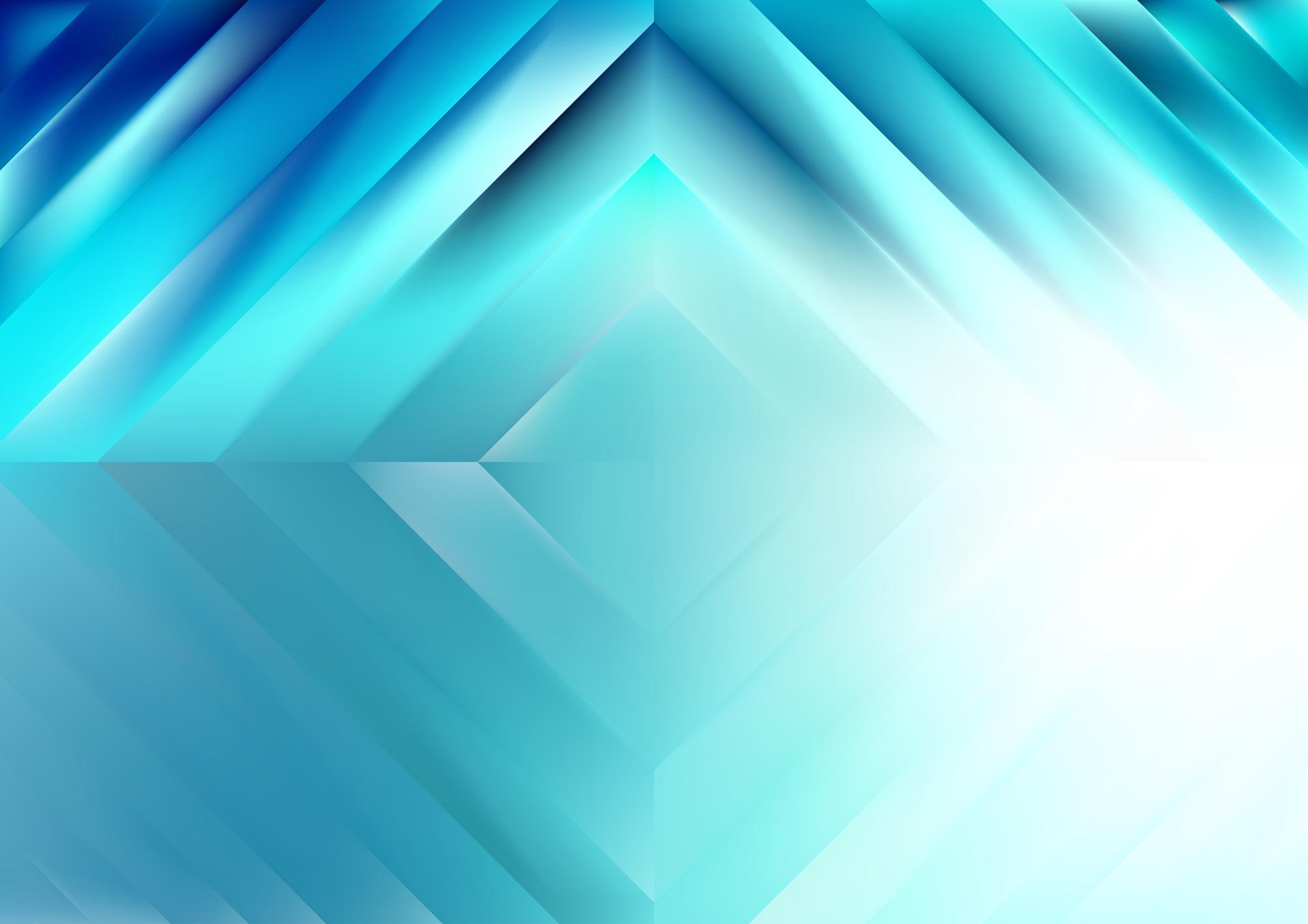 Abstract Blue Geometric Background
