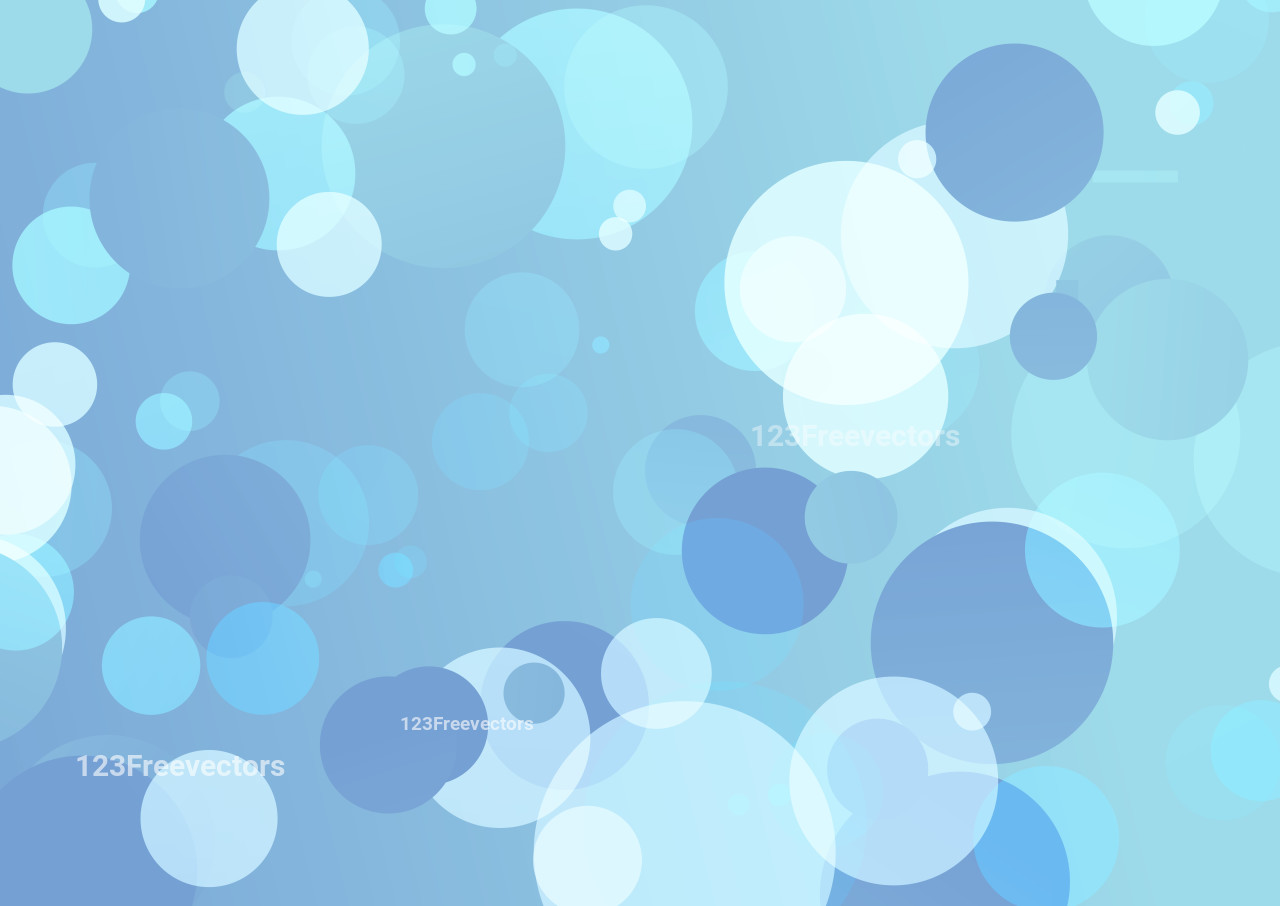 Light Blue Circle Background Vector Art