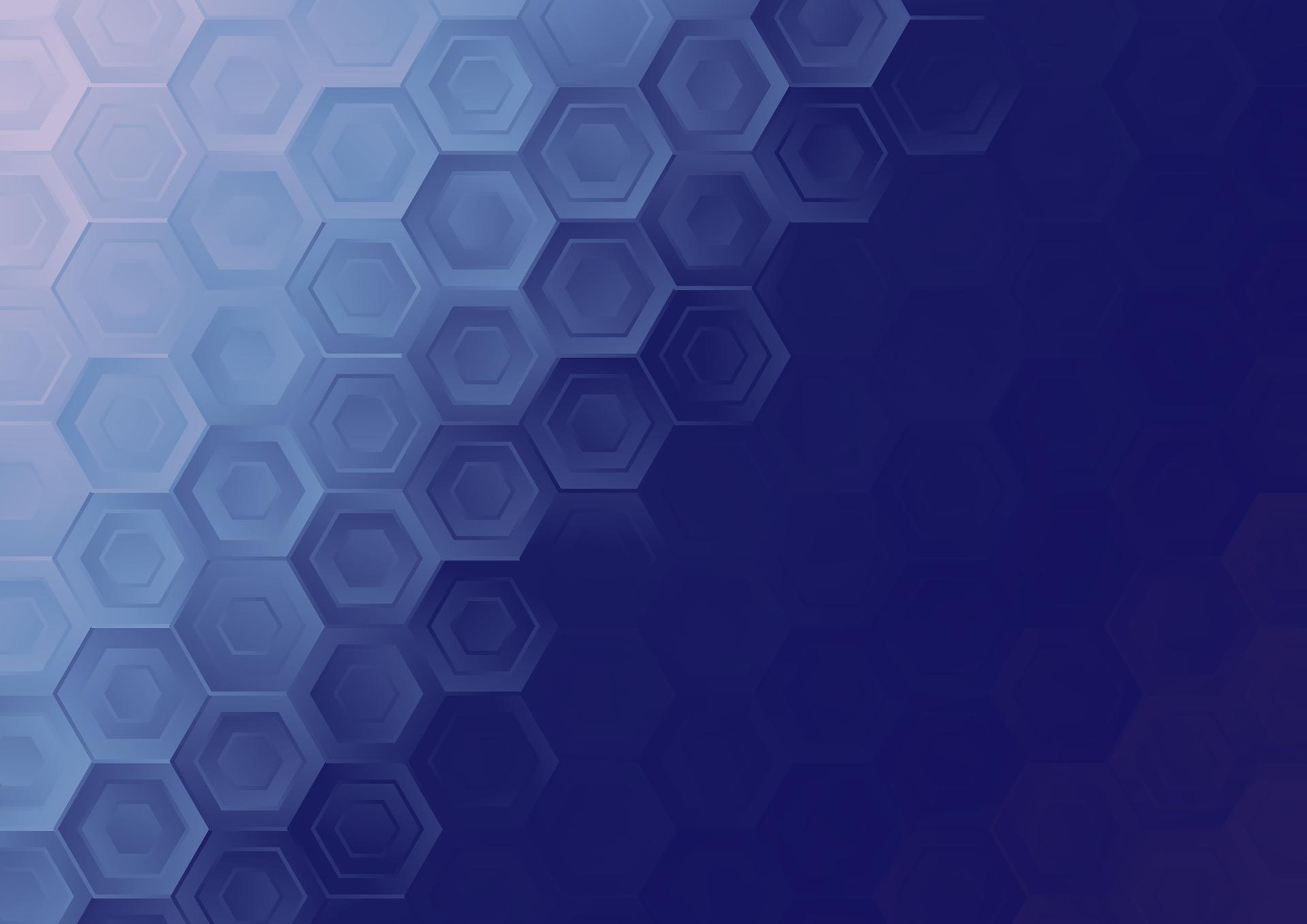 Hexagon Gradient Background