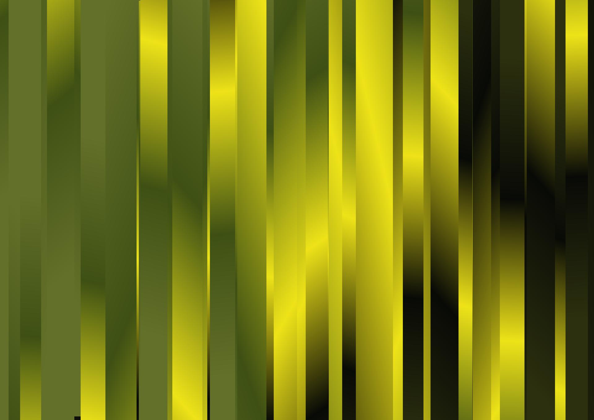 Green and Gold Gradient Stripes Background