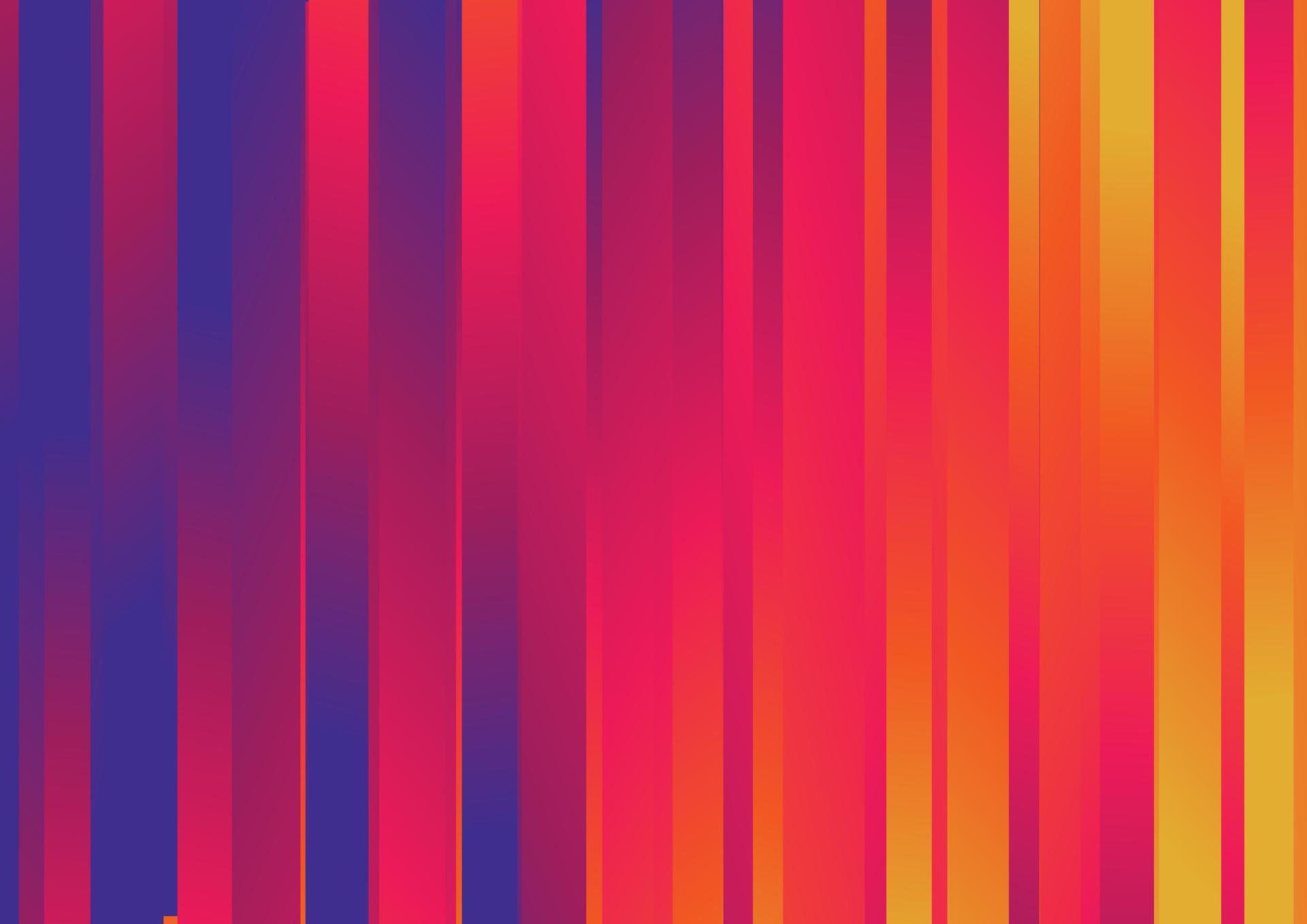 Pink Blue and Yellow Gradient Vertical Stripes Background