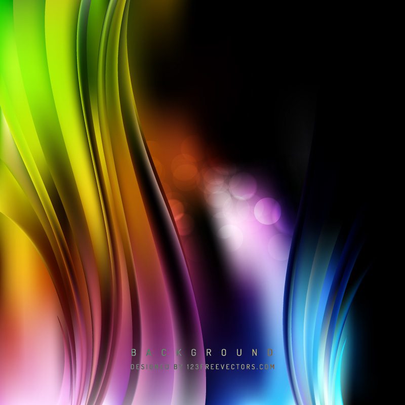 Colorful Curve Background