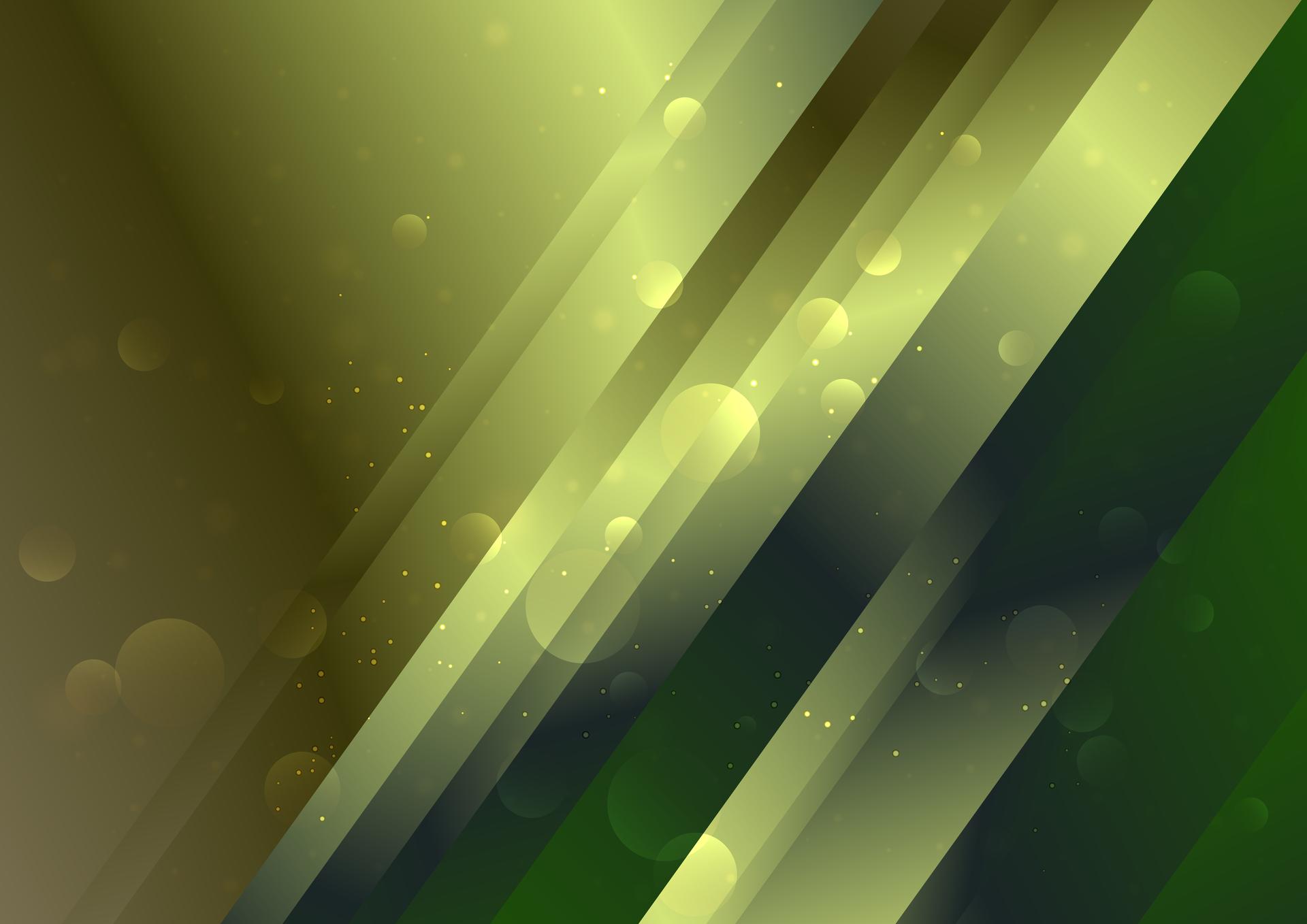 Green and Gold Gradient Diagonal lines Stripes Background Vector Image