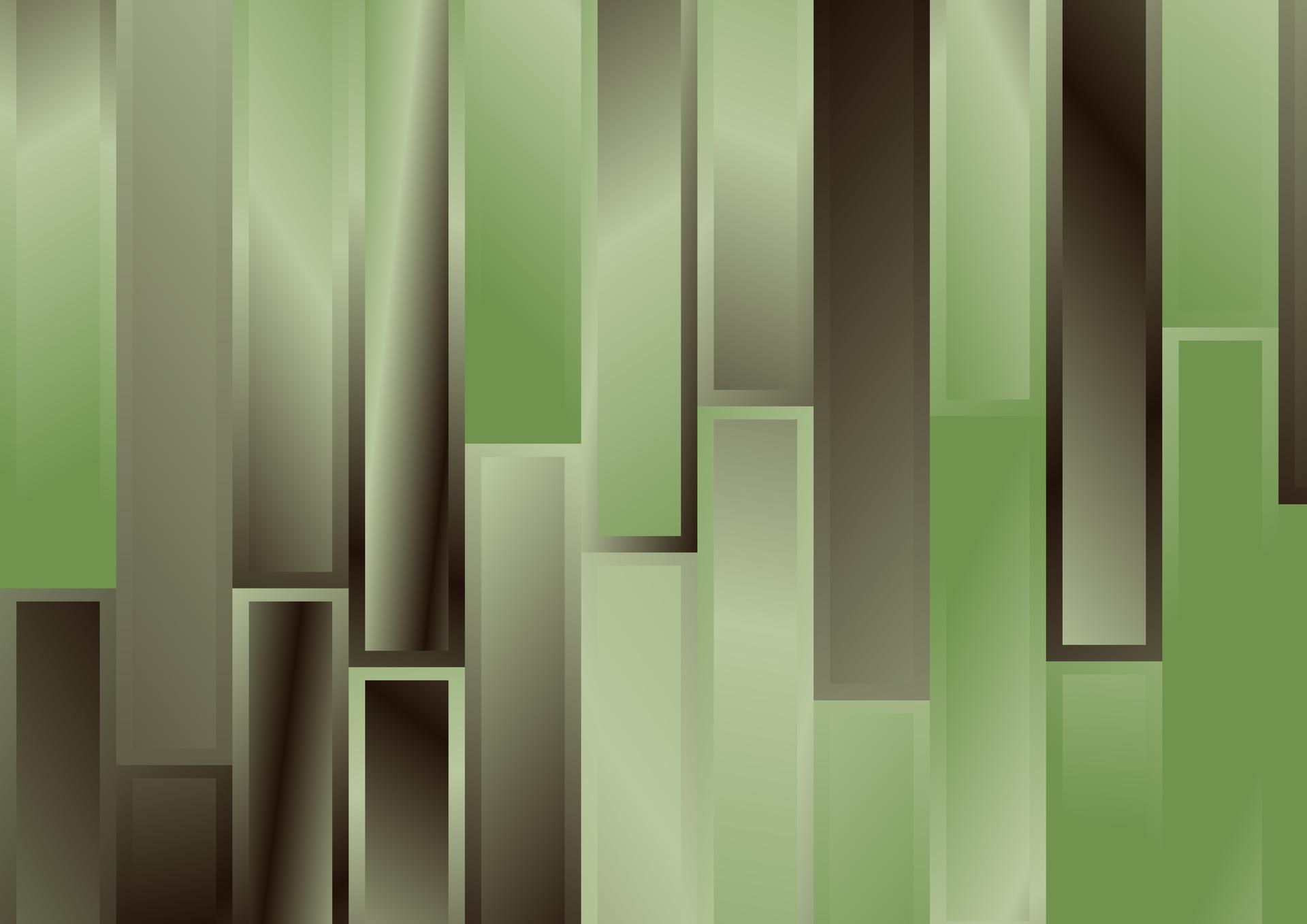 Brown and Green Gradient Cut Stripes Background