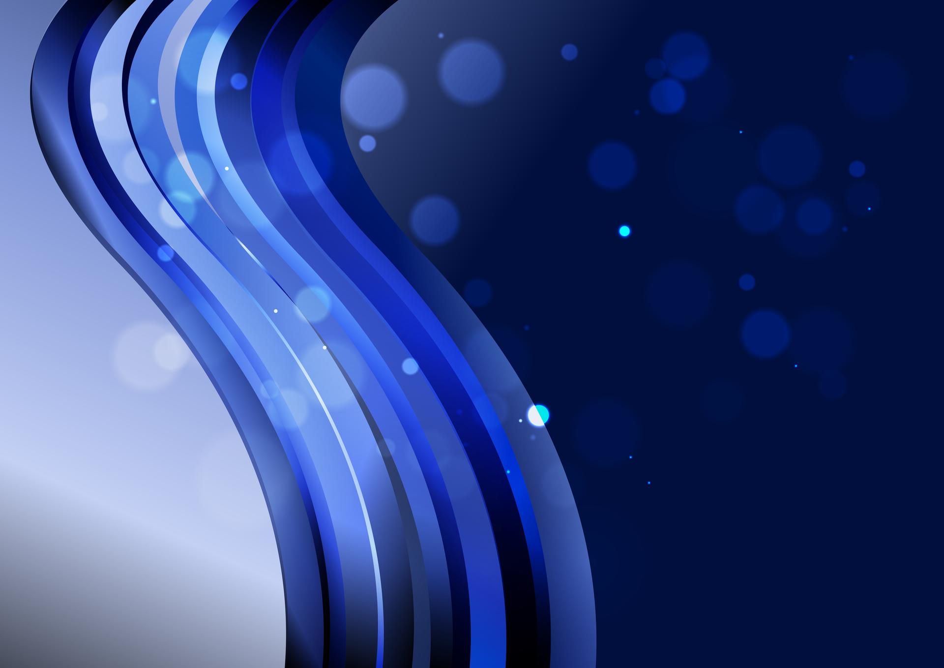 Blue Wave Abstract Background
