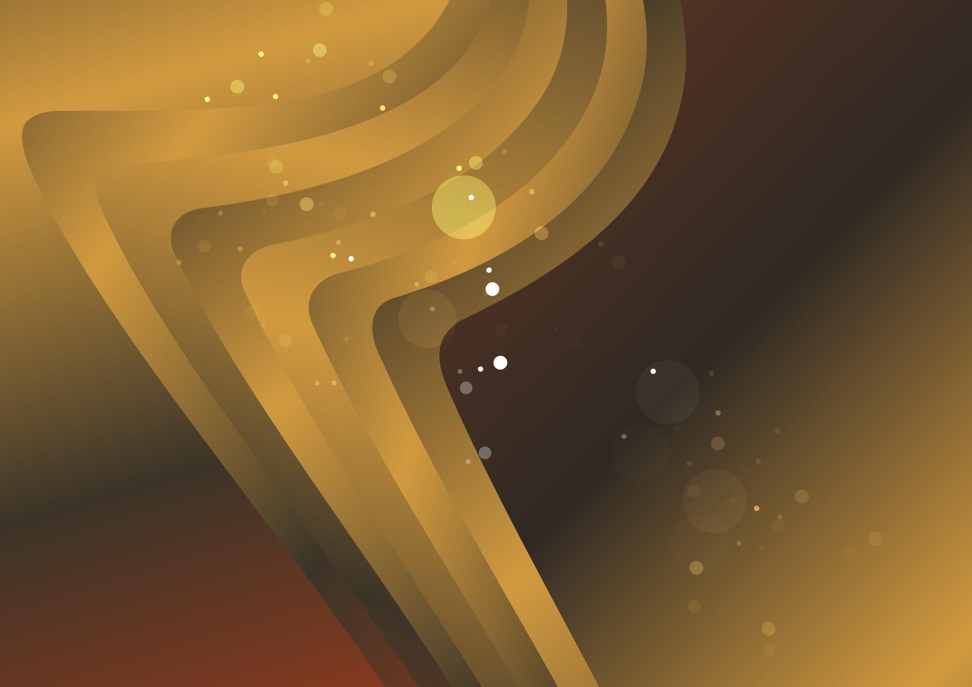 Gold and Orange Gradient Wave Book Cover Background
