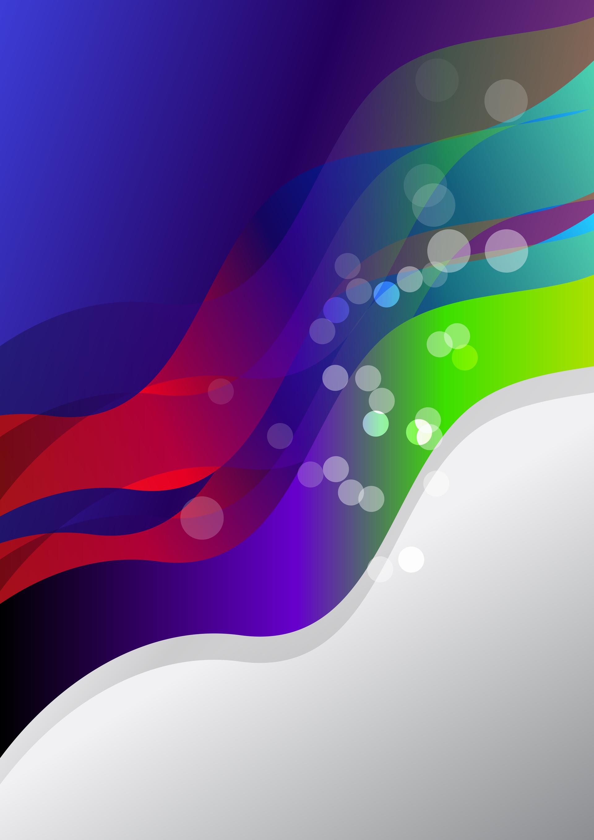 Red Green and Blue Gradient Business Wave Presentation