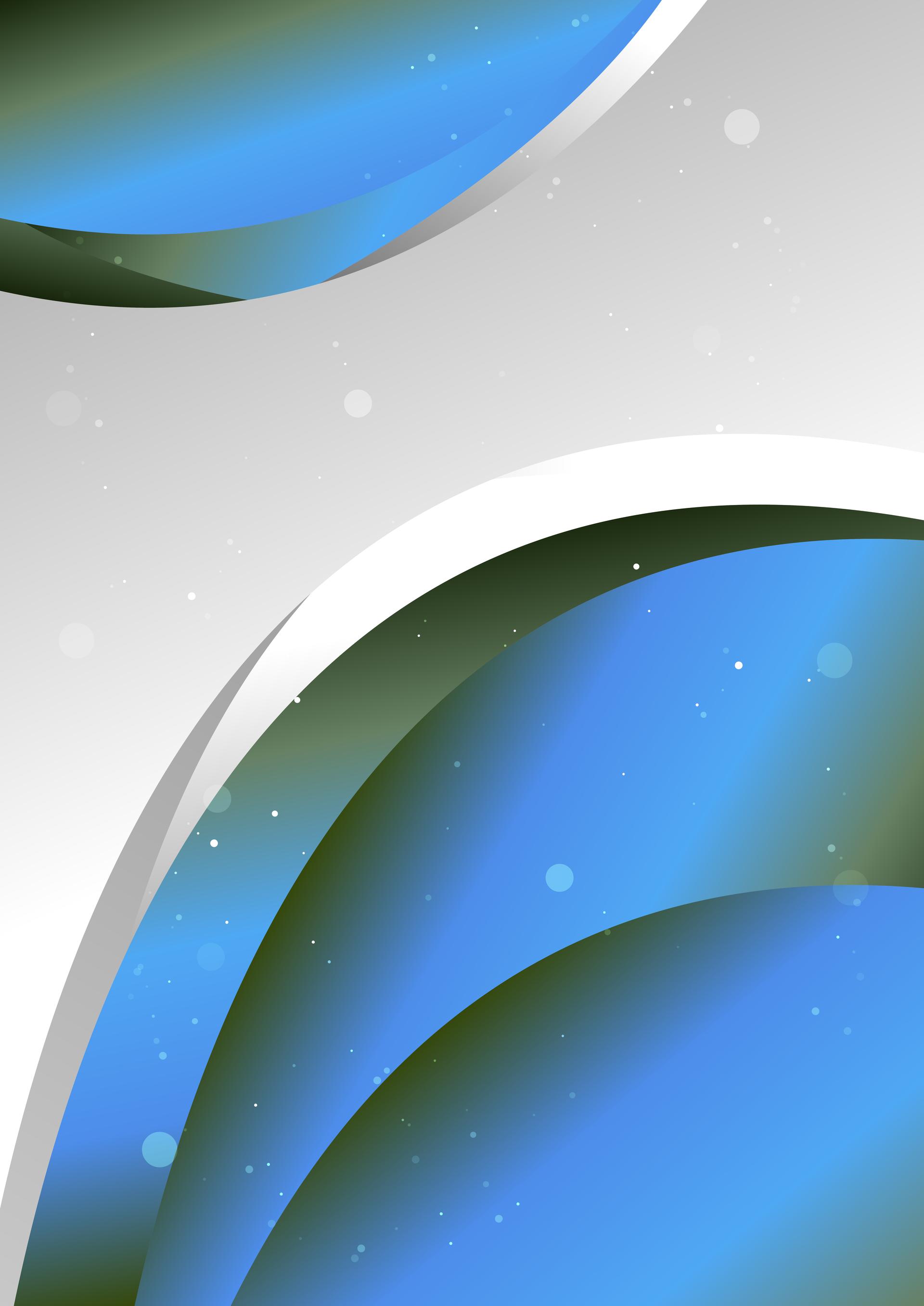 Abstract Blue and Green Background Design Template