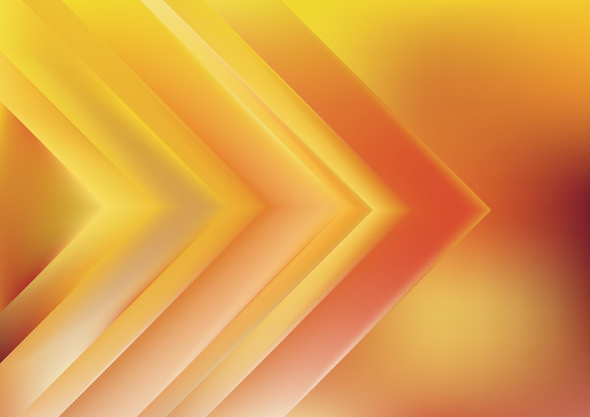 Orange Arrow Background