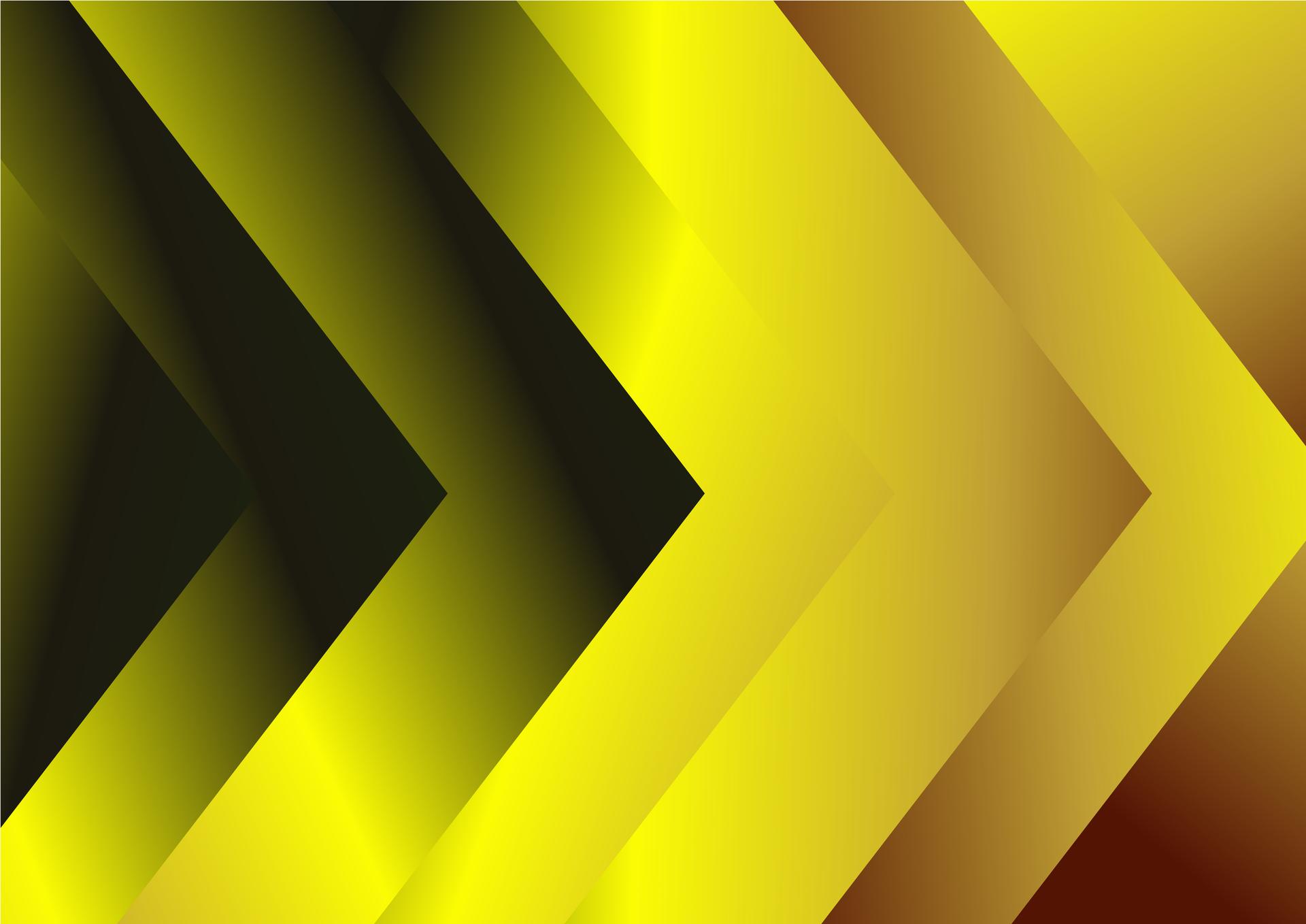 Red Yellow and Green Gradient Arrow Background Vector Image