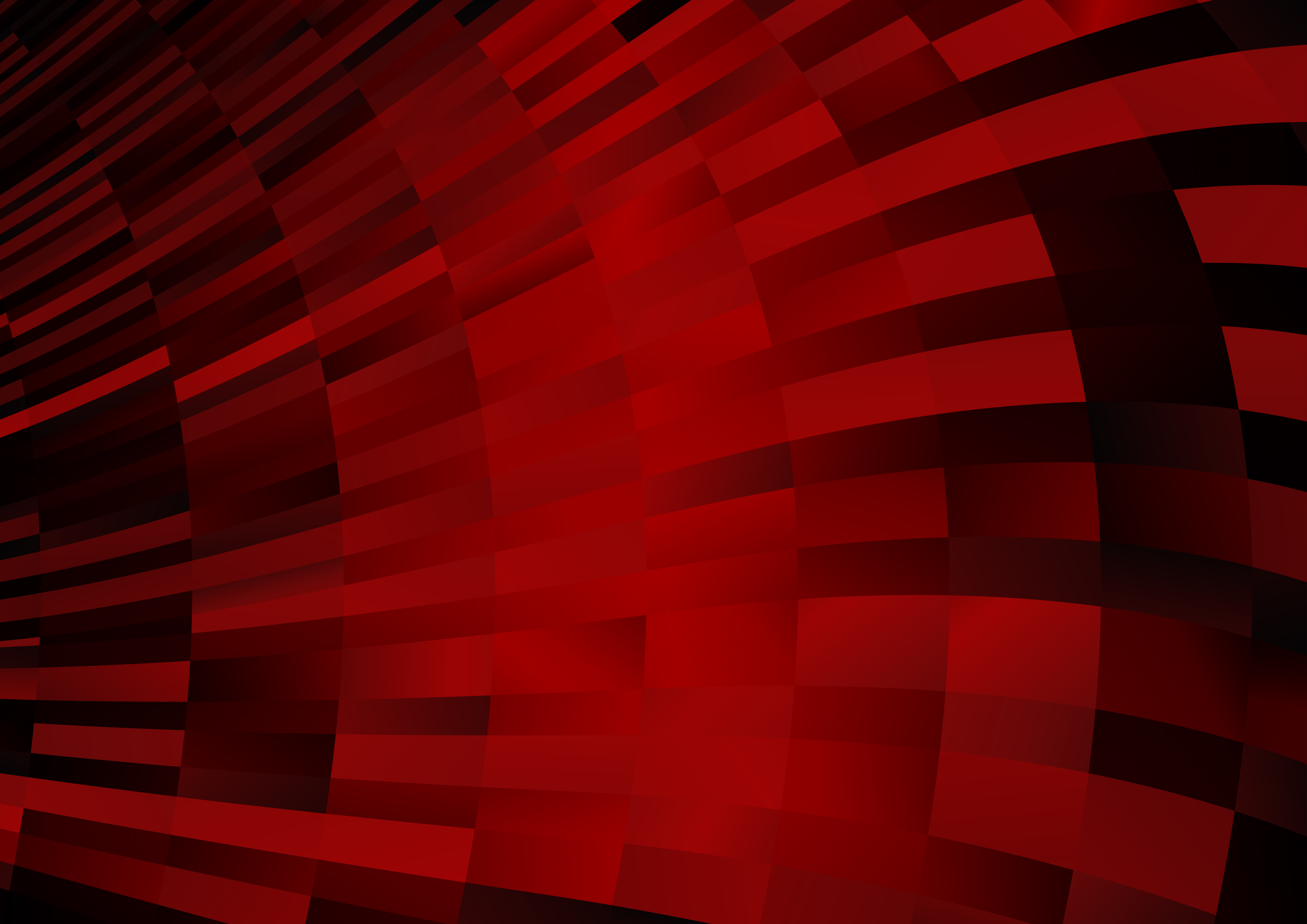 Red Geometric Pattern