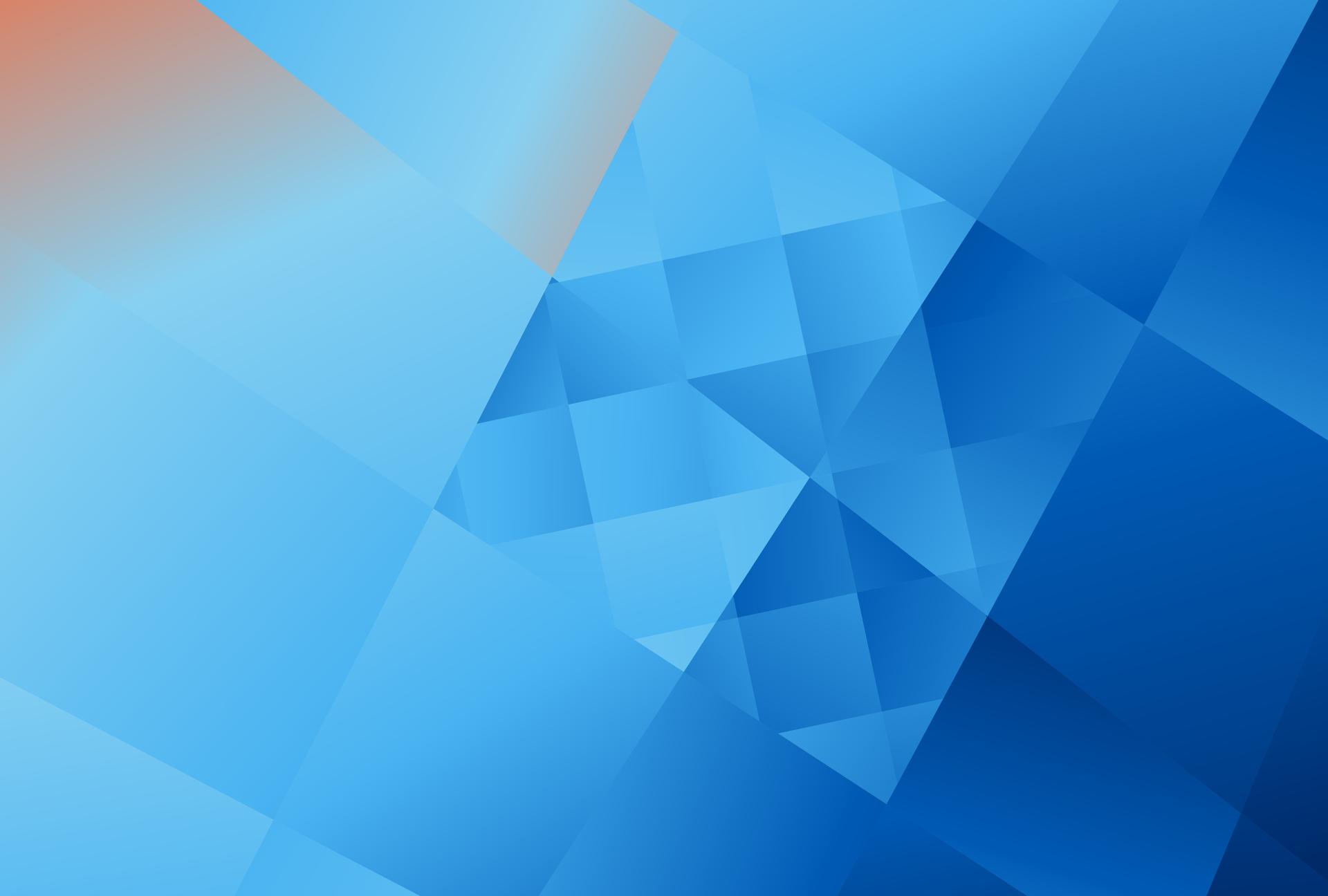 Abstract Blue Geometric Background