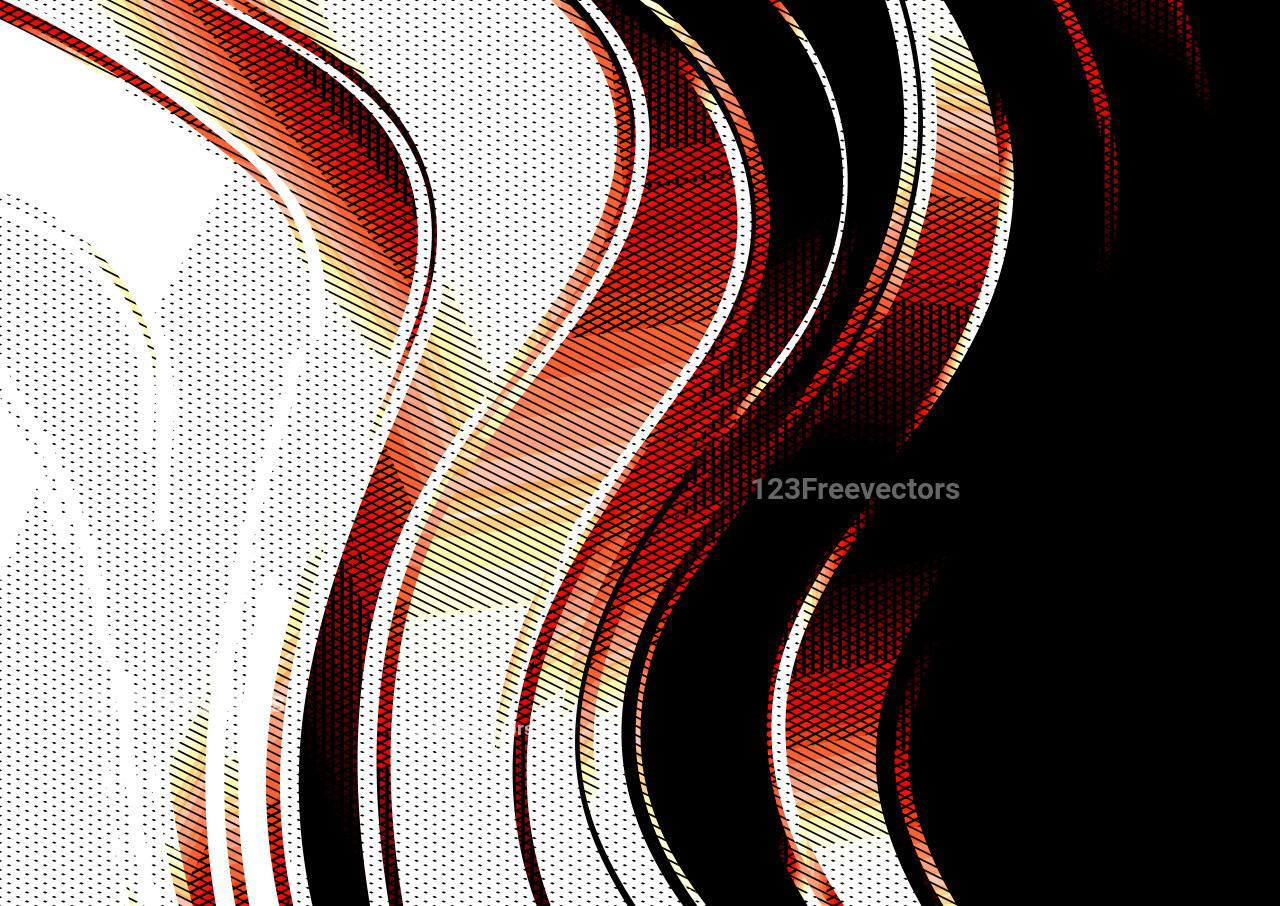 Abstract Red Black and White Graphic Background
