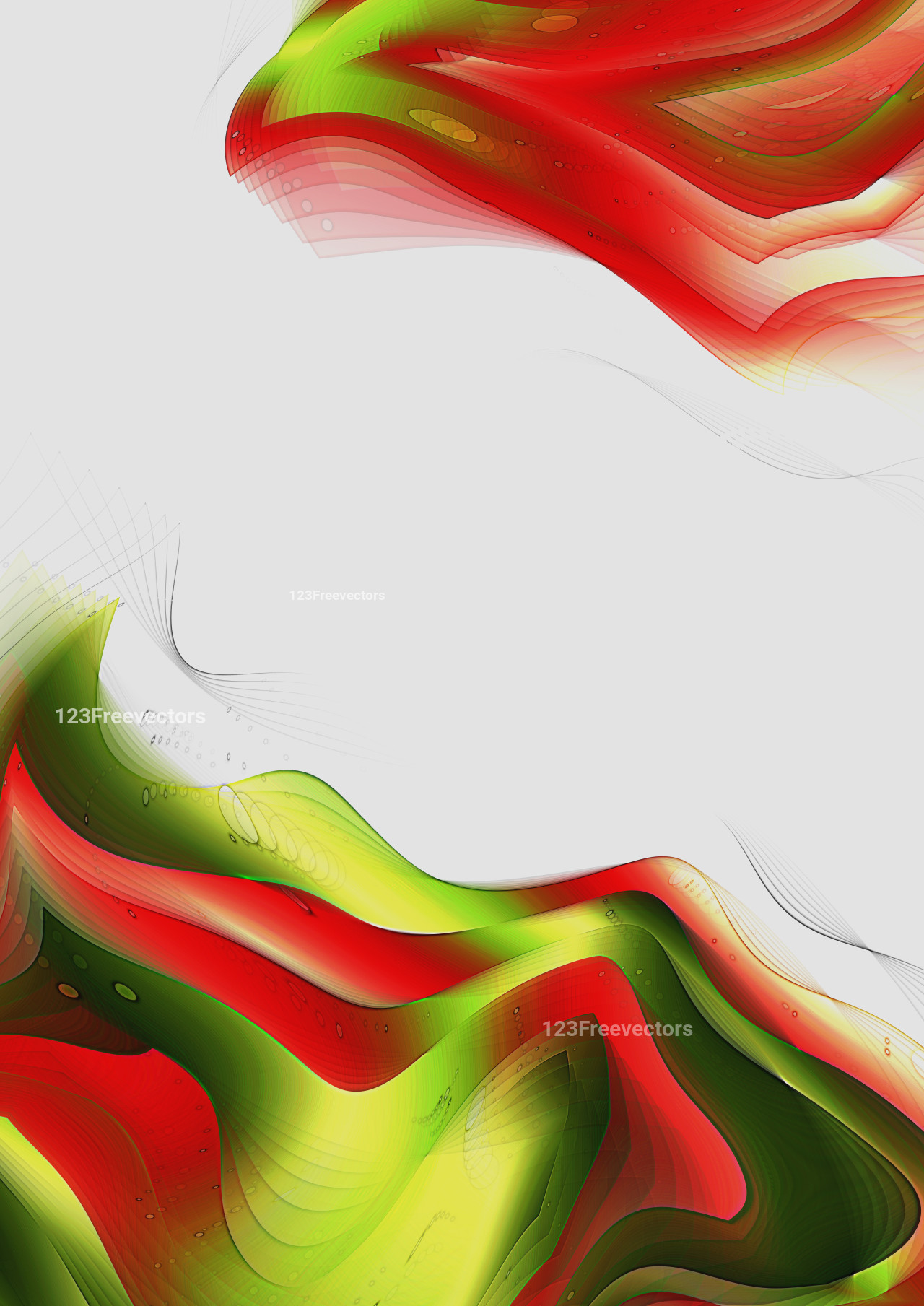 Red and Green Abstract Graphic Background