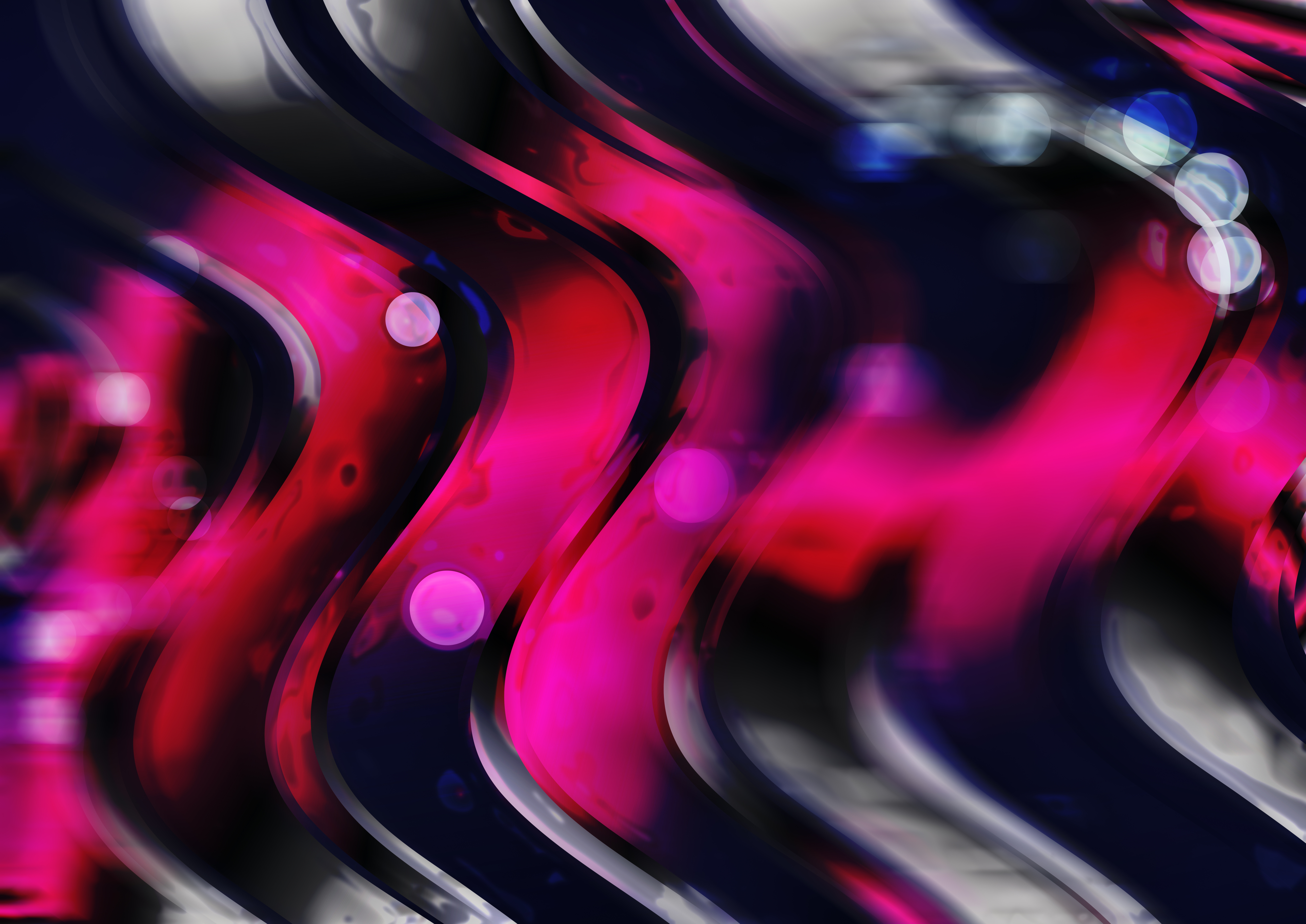 Abstract Wave of Colors