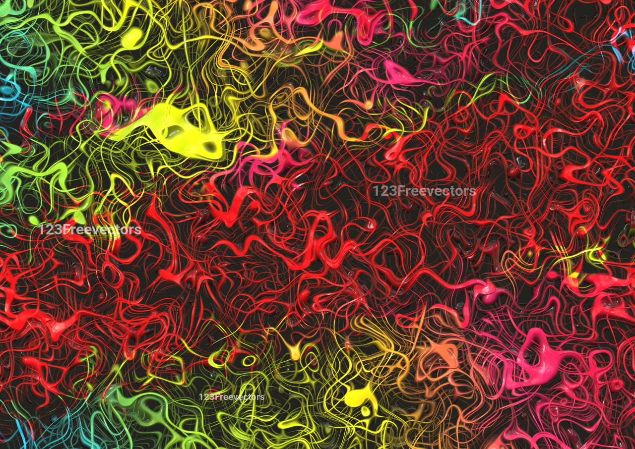 Black Red and Yellow Abstract Background