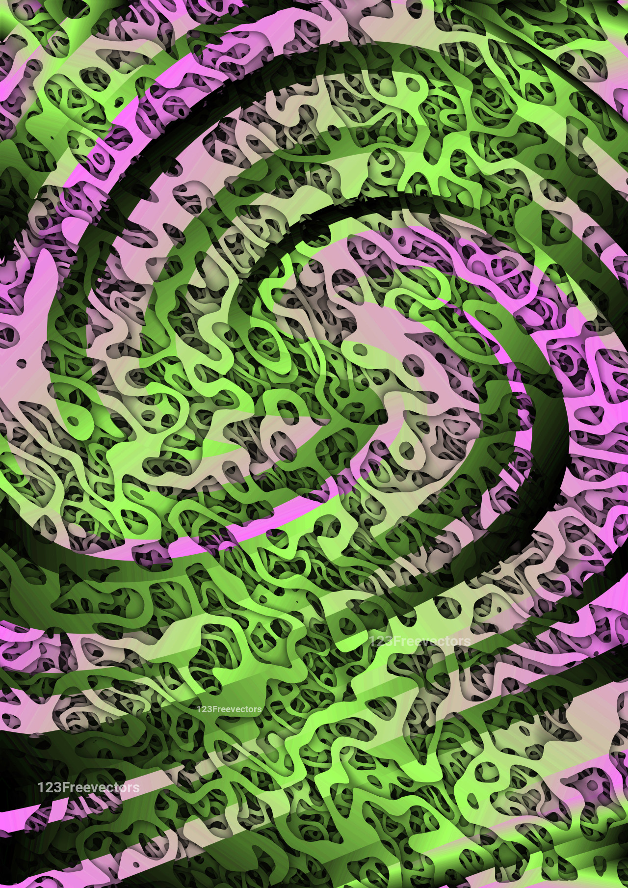 Swirling Abstract Pattern