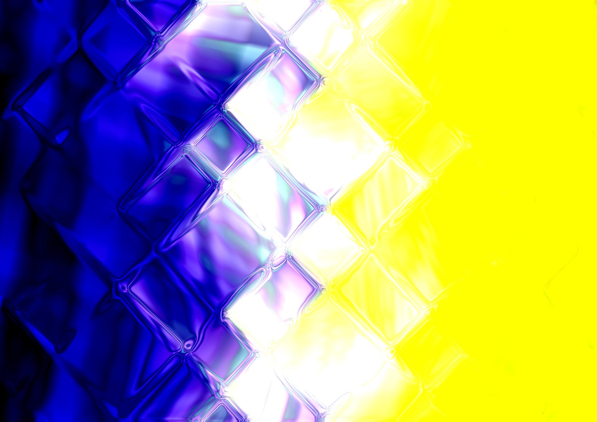 Abstract Blue Yellow and White Background