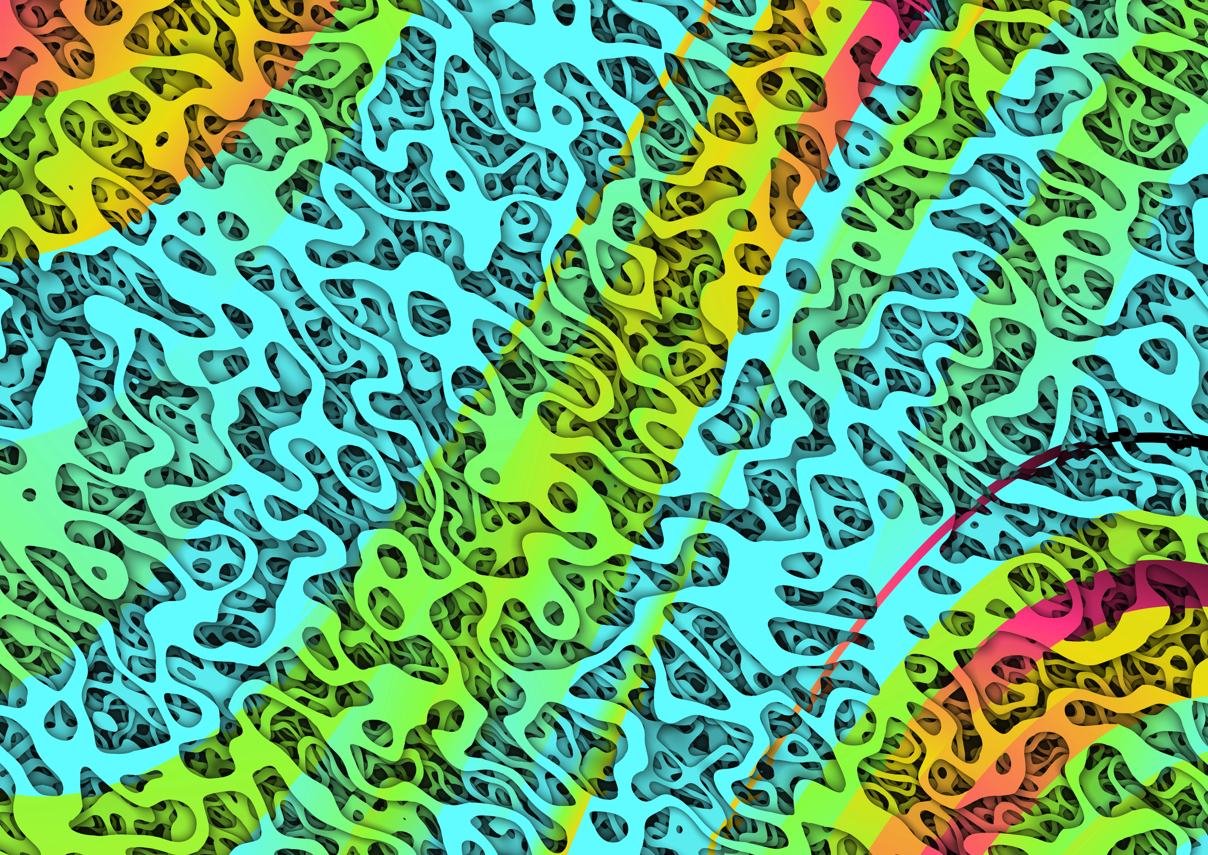 Layered Abstract Composition