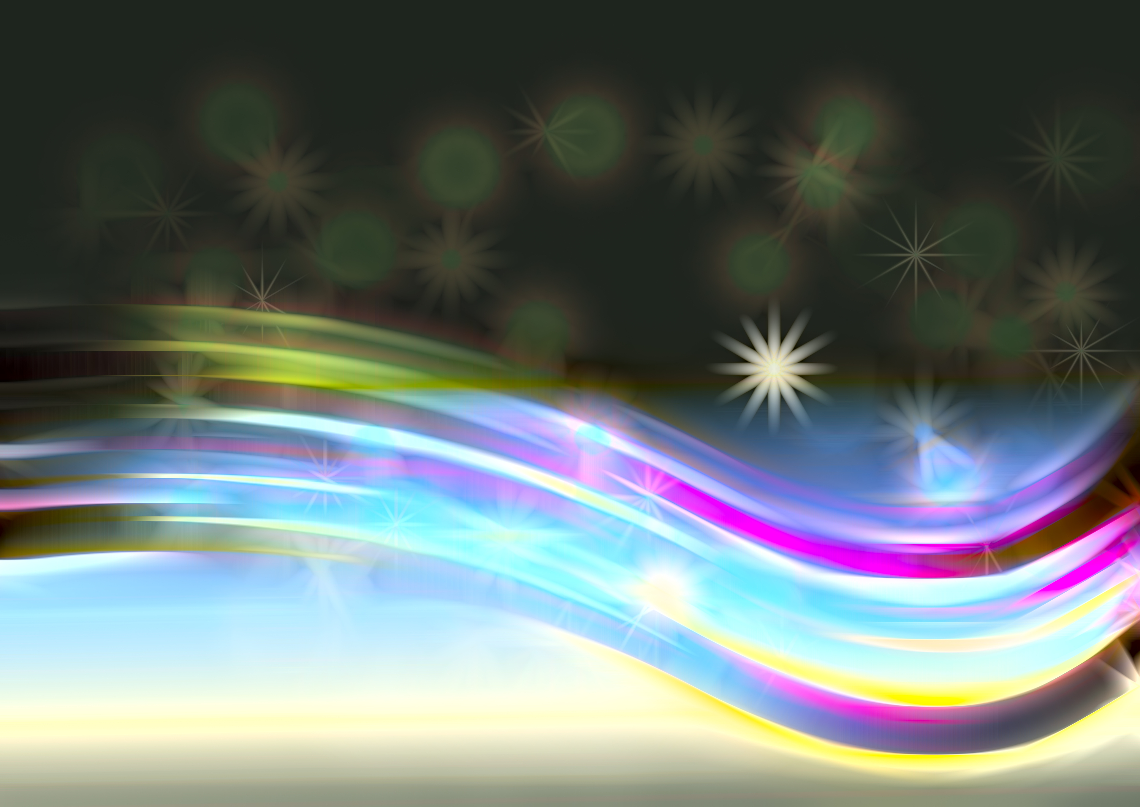 Abstract Wavy Lights