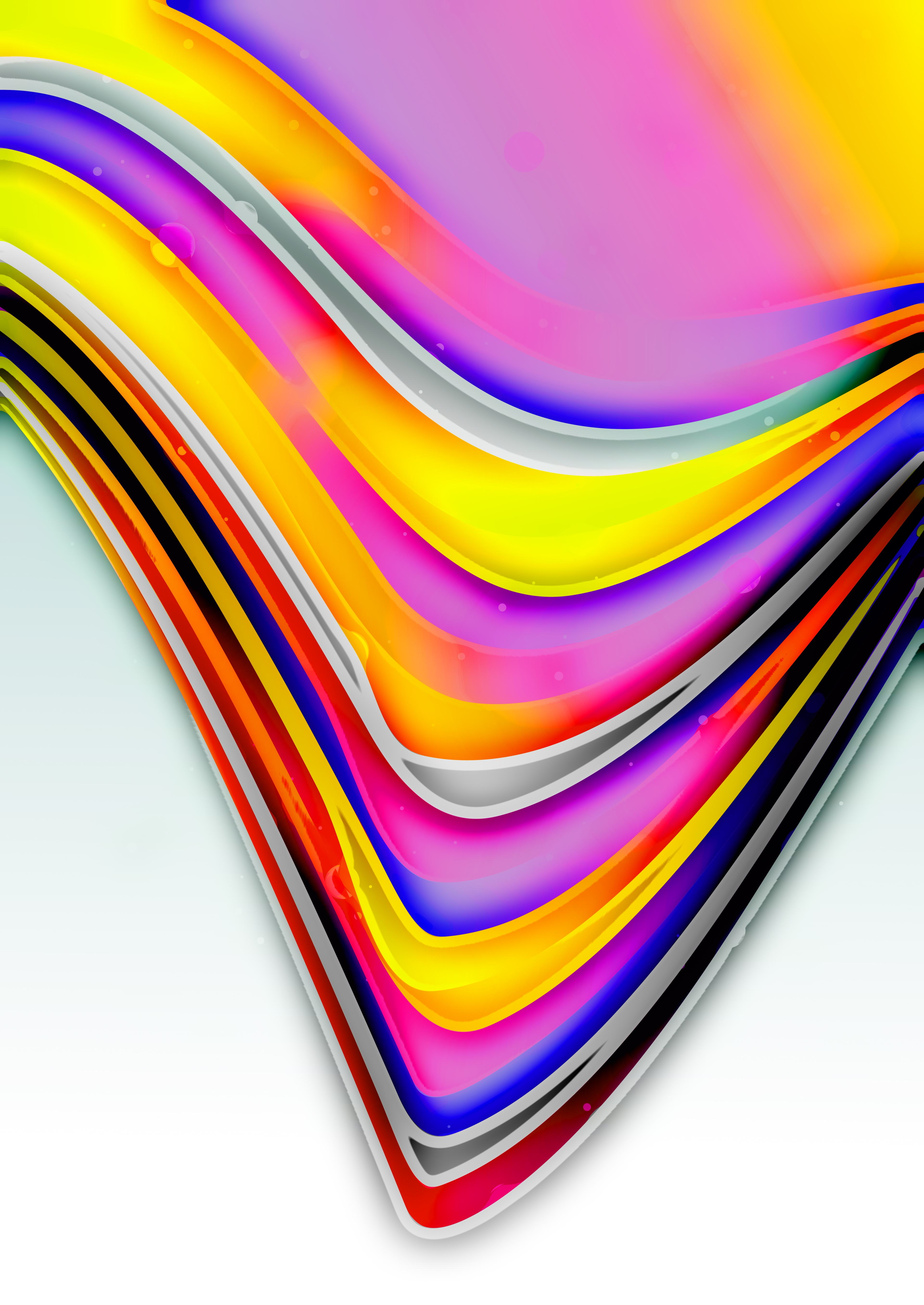 Wavy Colored Lines
