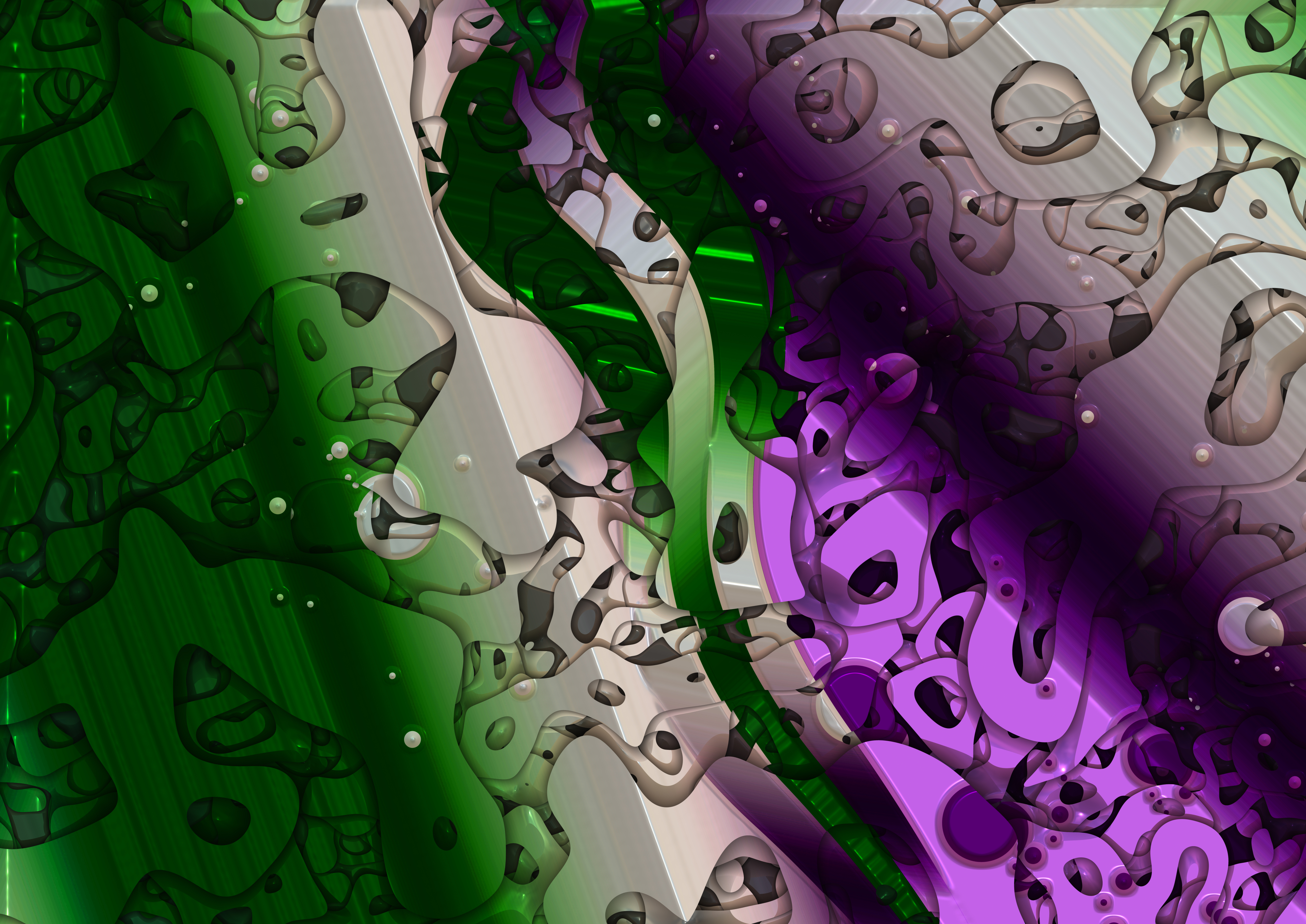 Abstract Fluid Shapes