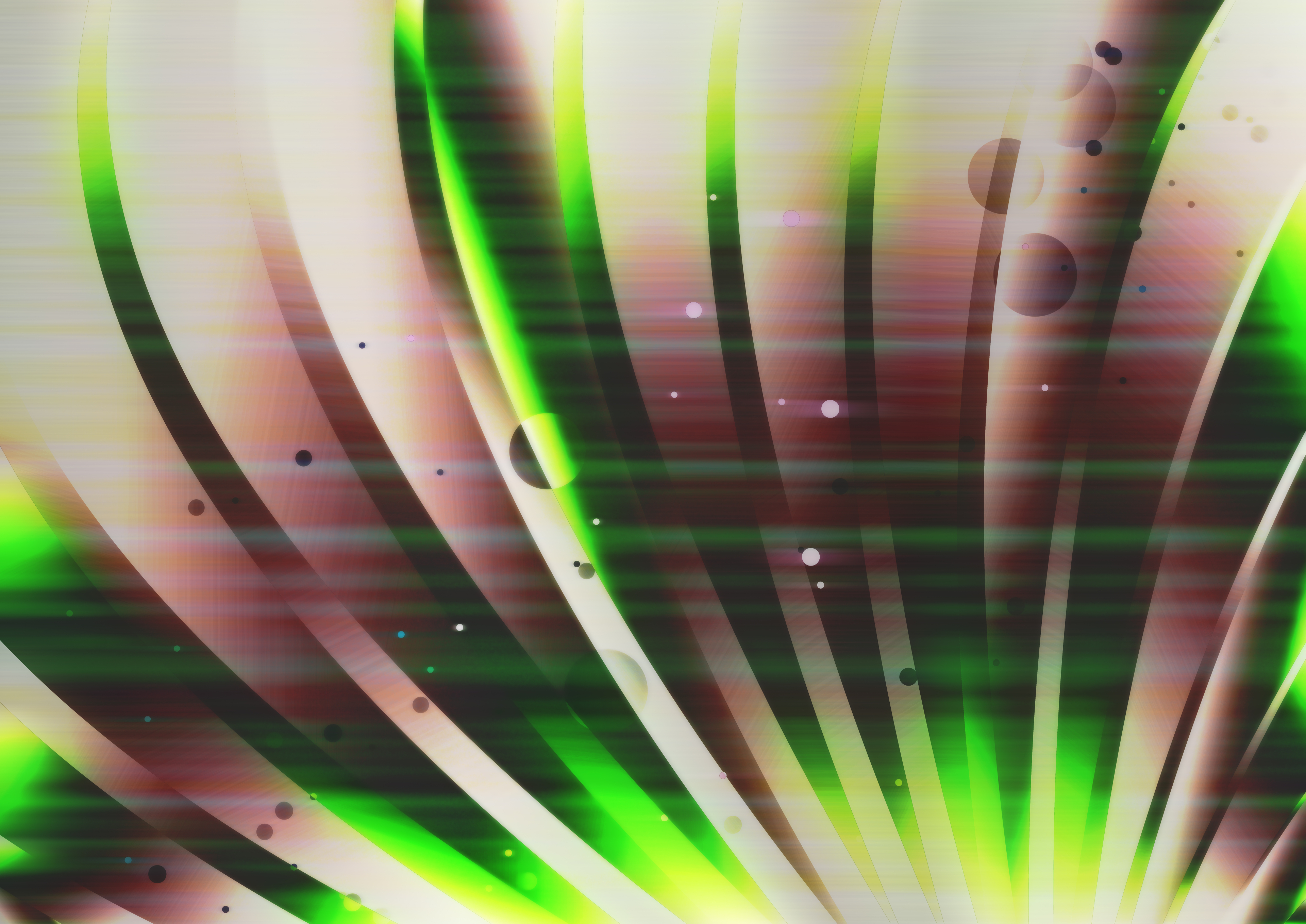 Abstract Green and Red Stripes