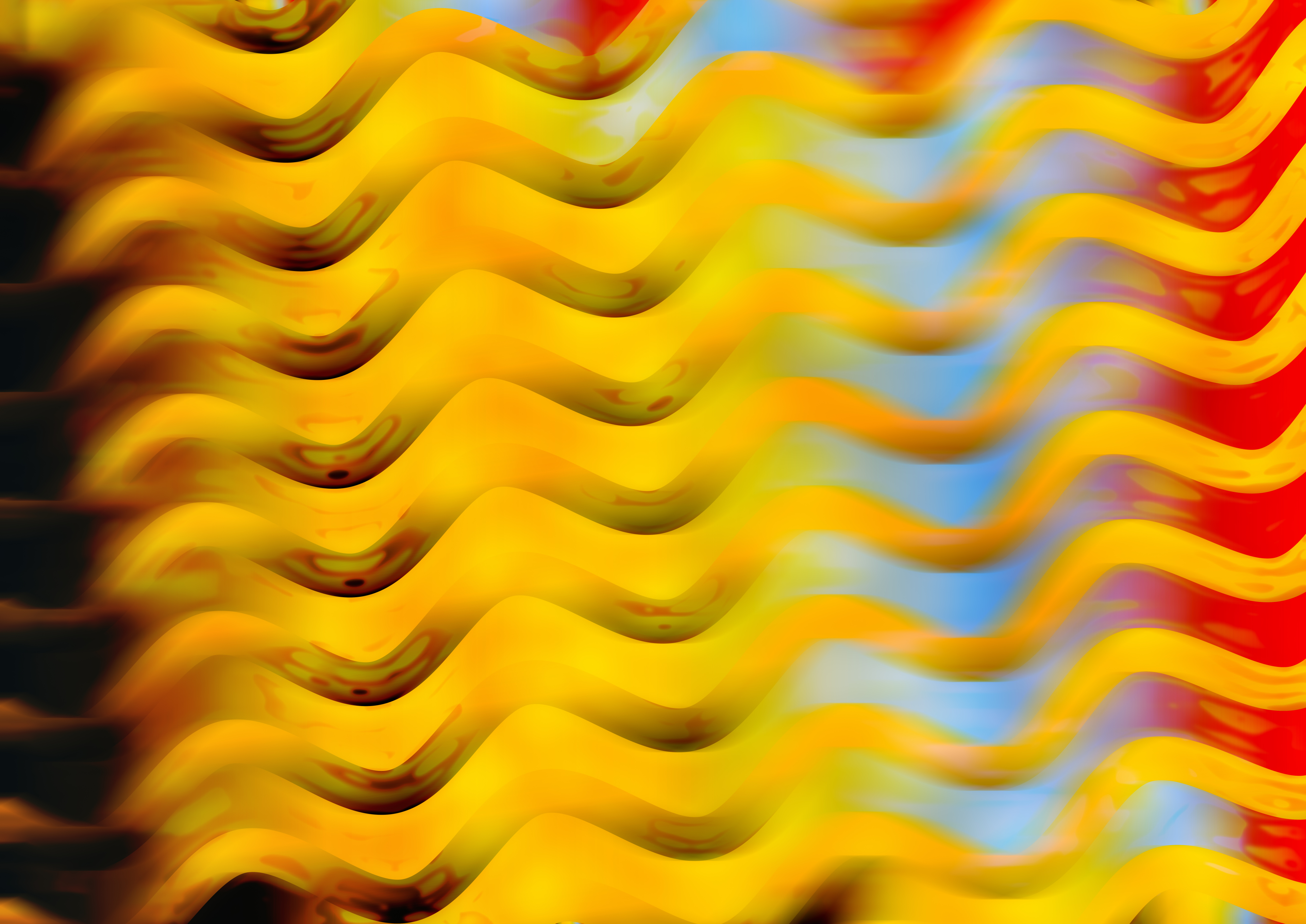 Red Orange and Blue Abstract Background