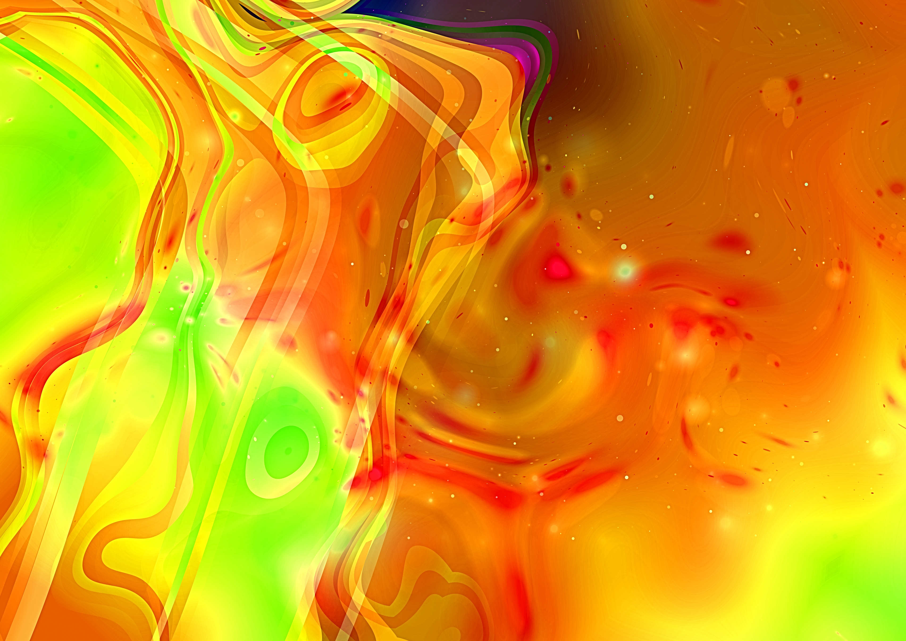 Vibrant Abstract Composition