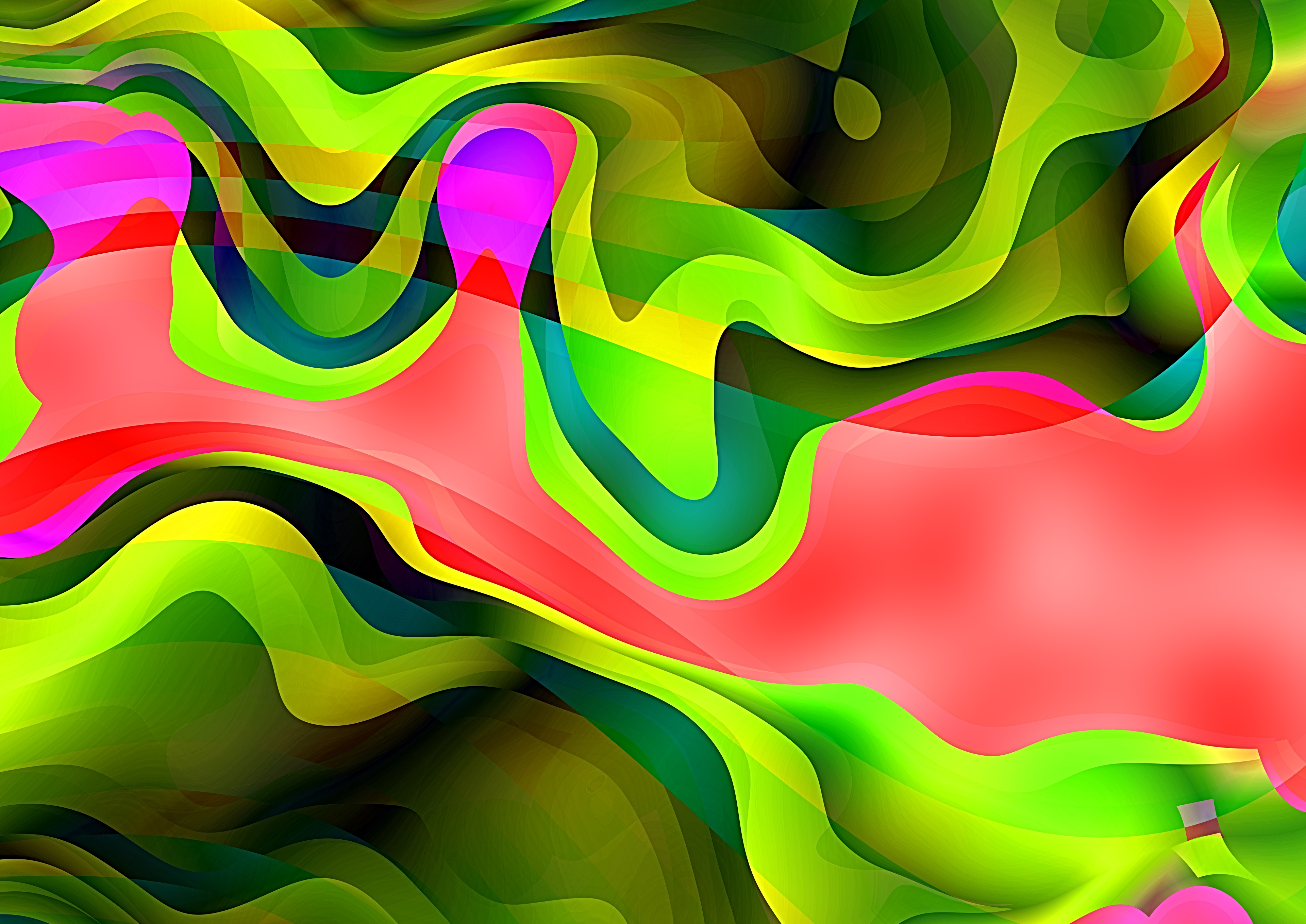 Red Yellow and Green Abstract Graphic Background Design