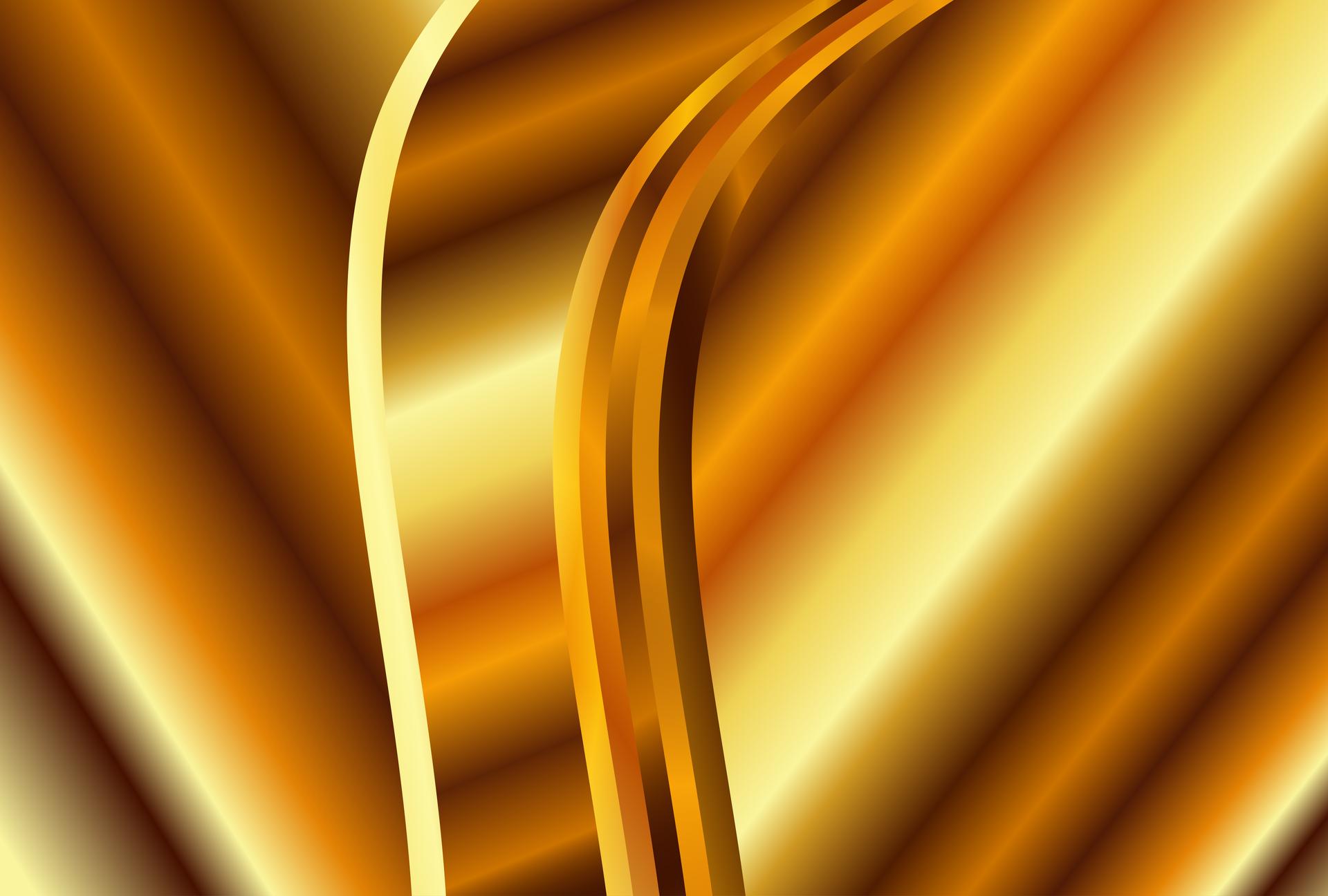 Gold and Orange Gradient Background Design