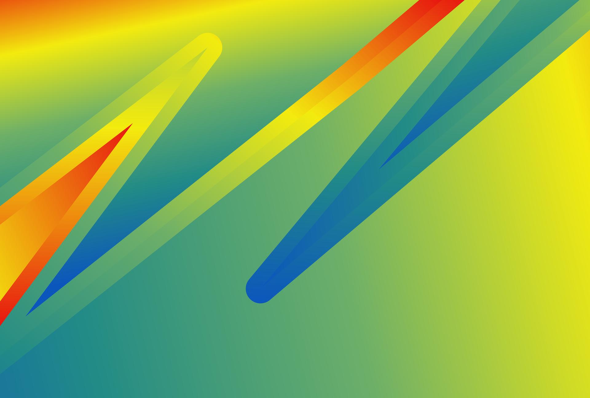 Red Yellow and Blue Gradient Background
