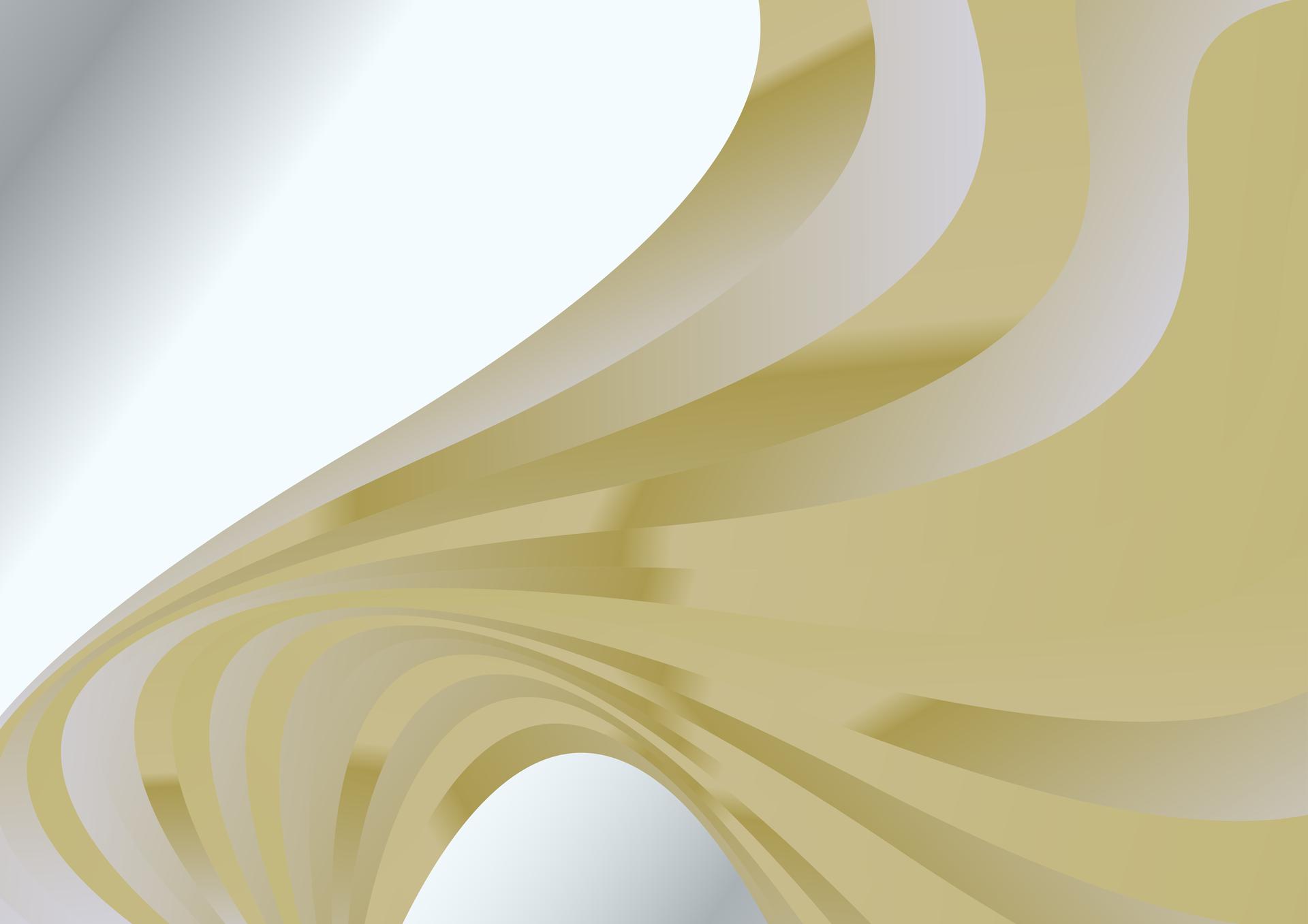 Dark Yellow Wavy Background Vector Image