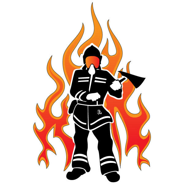 Fireman Vector
