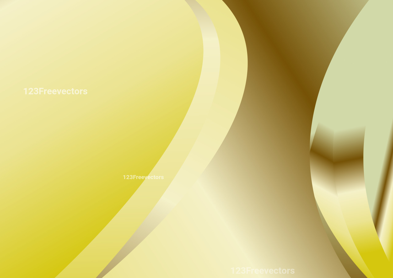 Yellow and Beige Abstract Gradient Curve Background Image