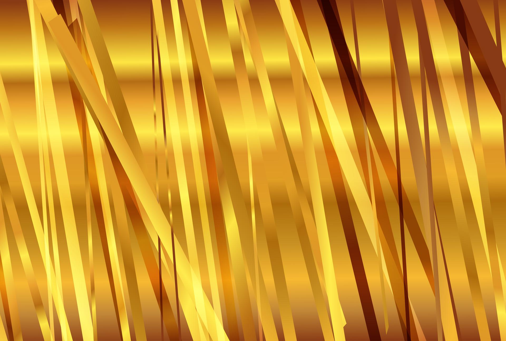 Gold and Orange Gradient Random Diagonal Lines and Stripes Background