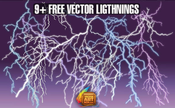 Free Lightning Vector Graphics