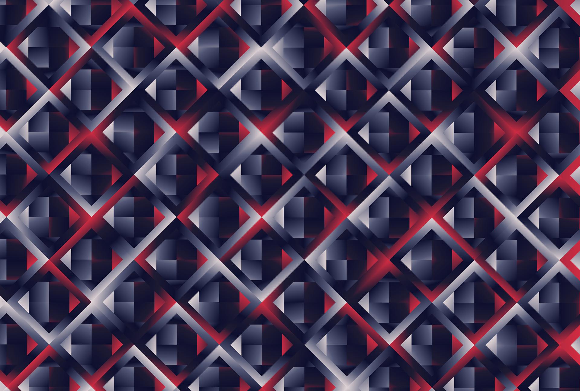Geometric Diamond Pattern
