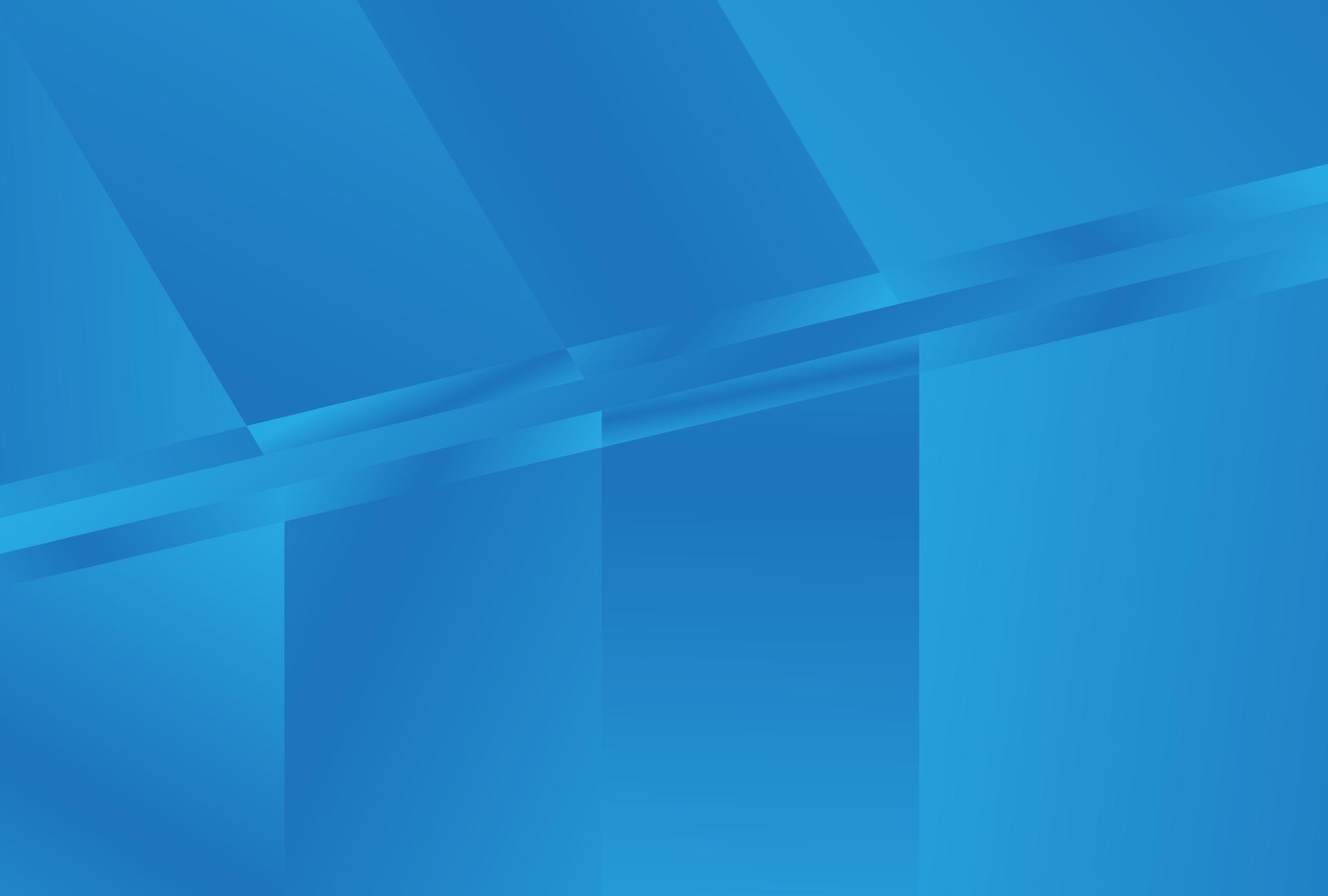 Blue Geometric Abstraction