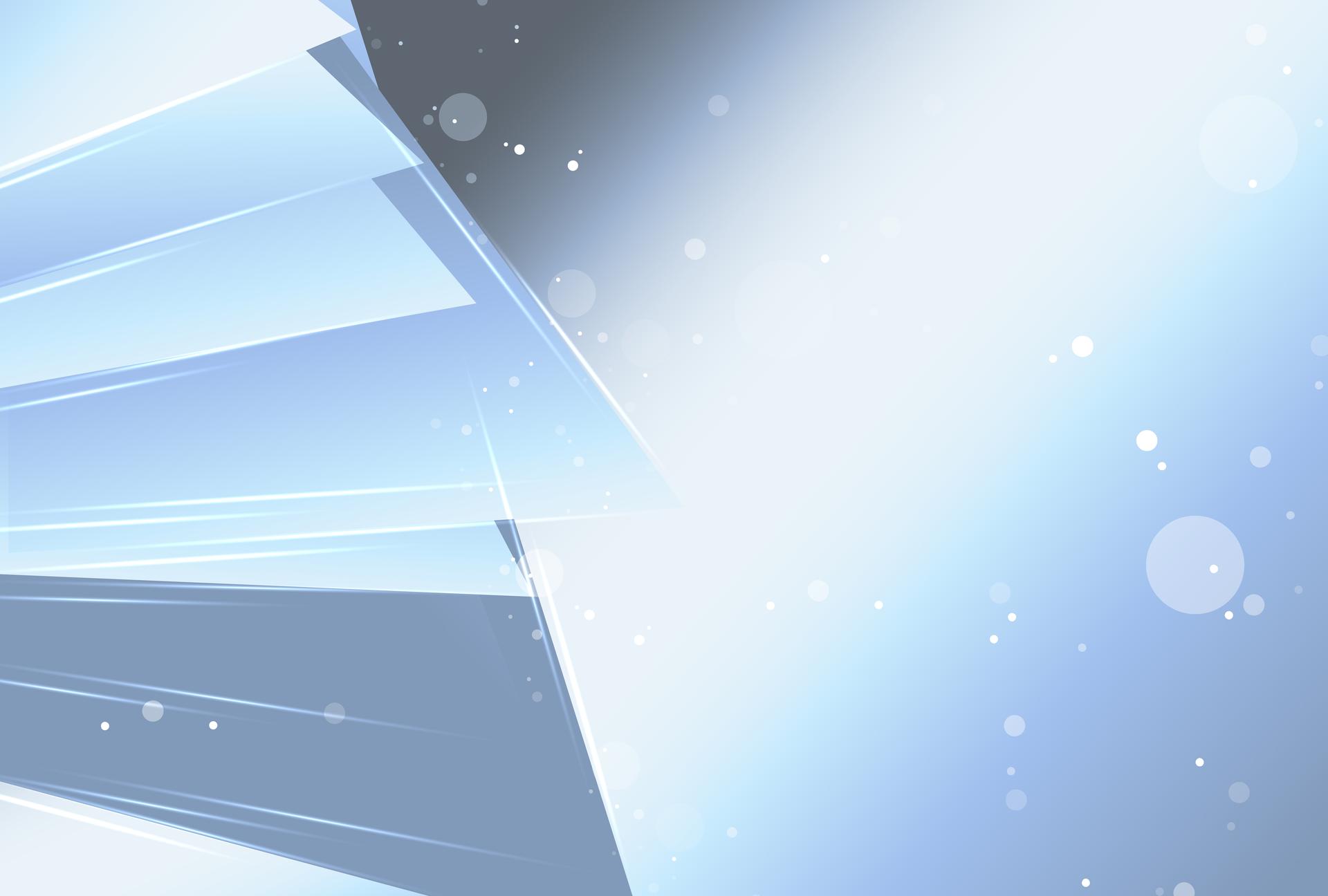 Abstract Blue Geometric Design