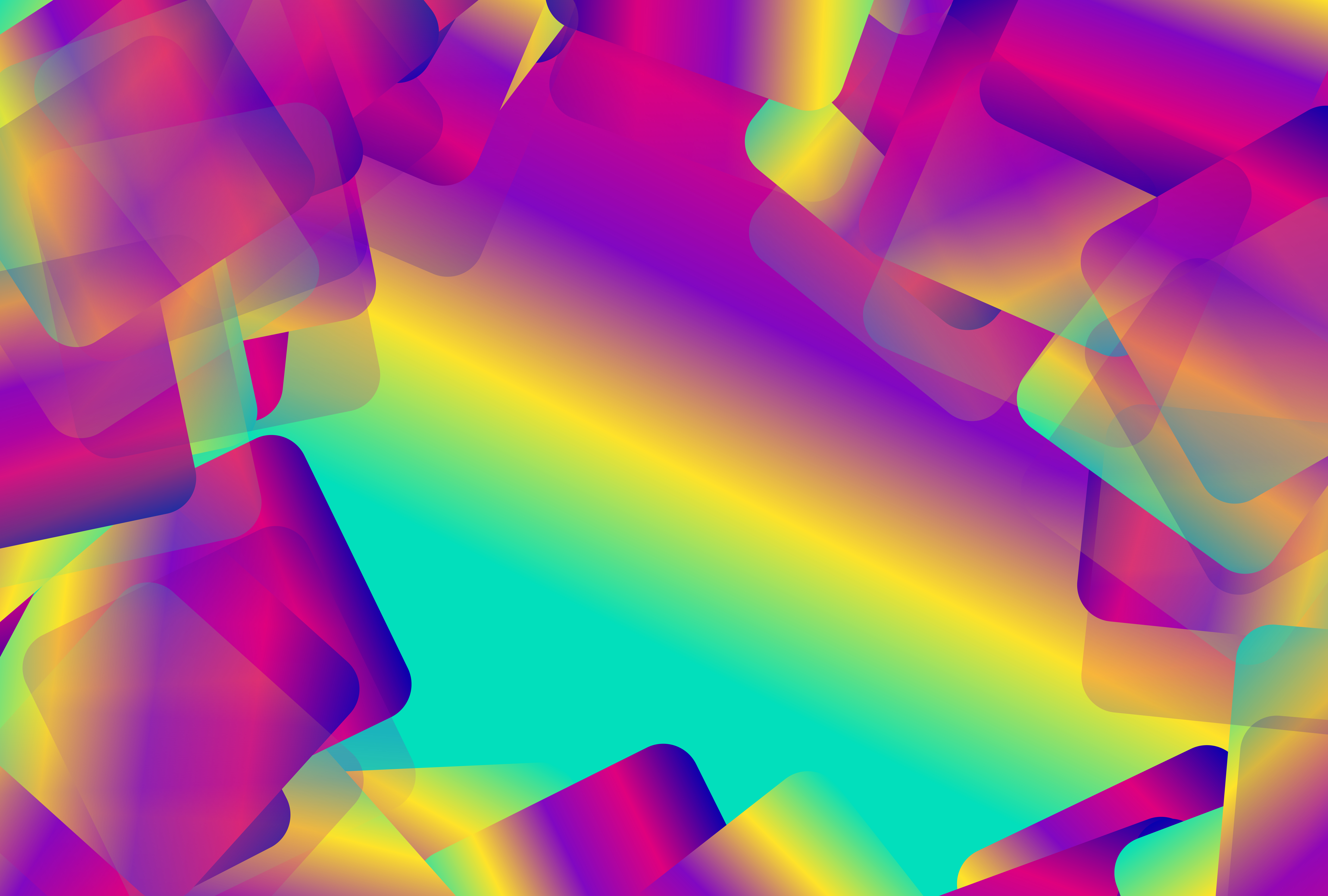 Pink Blue and Yellow Gradient Geometric Background Illustration