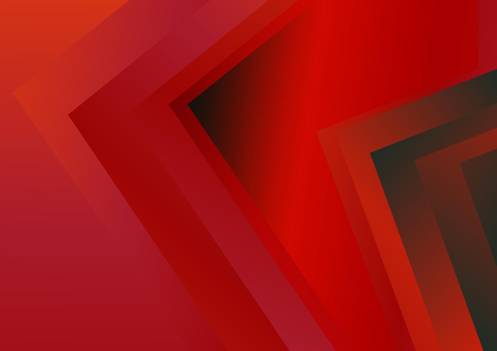 Red Geometric Background
