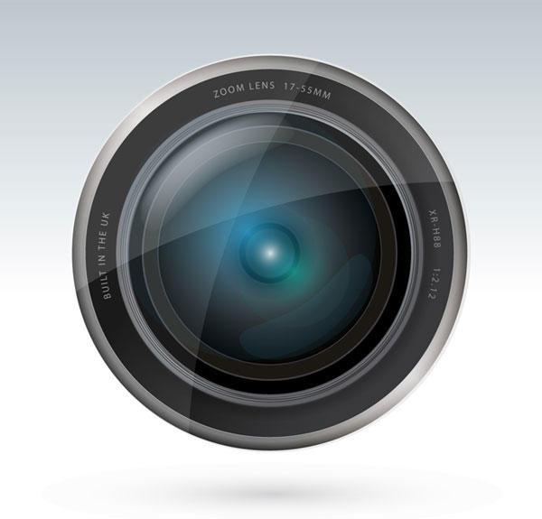 Camera Lens Vector Illustrator Free