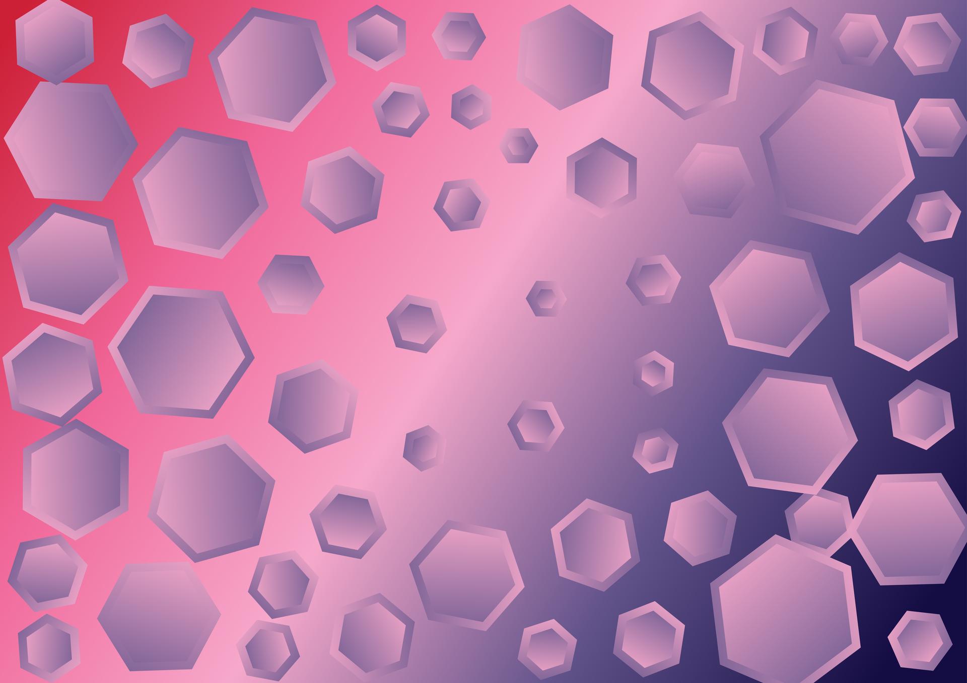 Hexagon Gradient Background