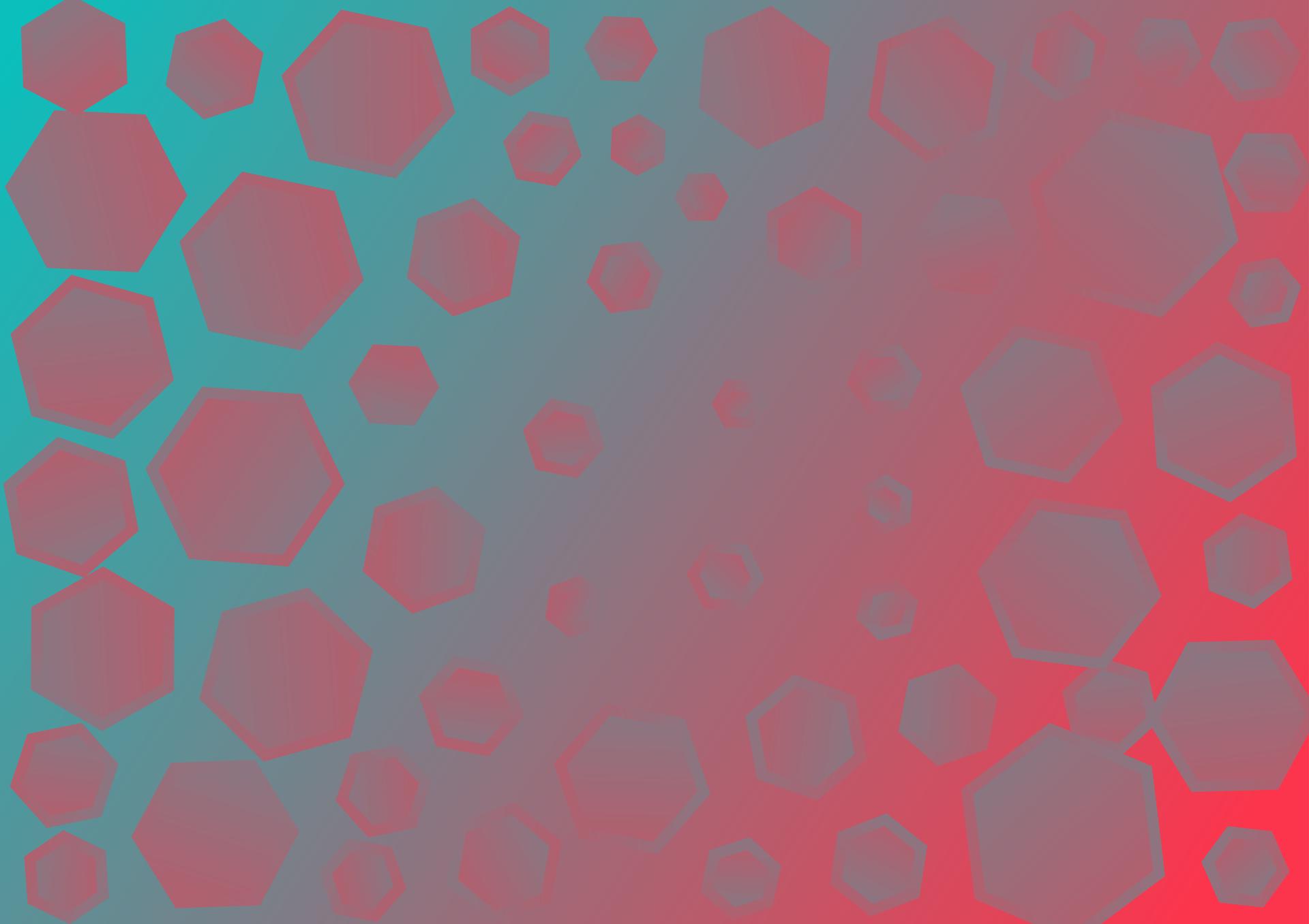 Abstract Hexagon Gradient