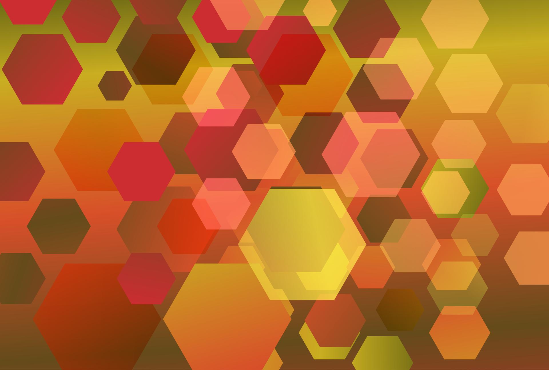 Abstract Hexagon Pattern