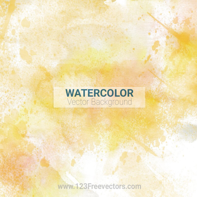 Yellow Watercolor Background Free