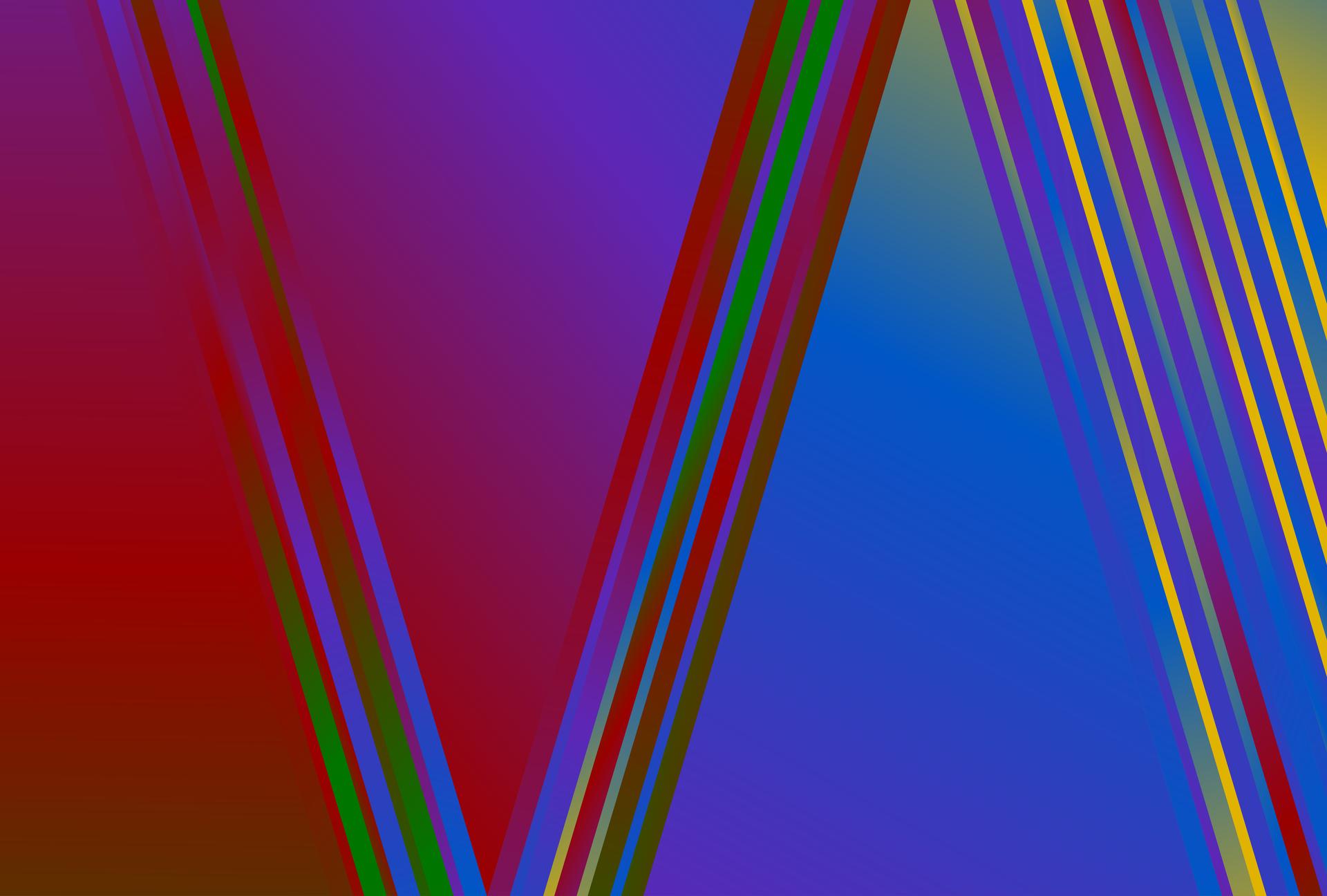 Red Green and Blue Gradient Diagonal Lines Background Vector Eps