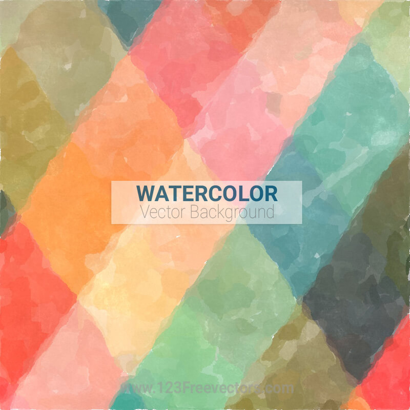 Colorful Watercolor Background Vector