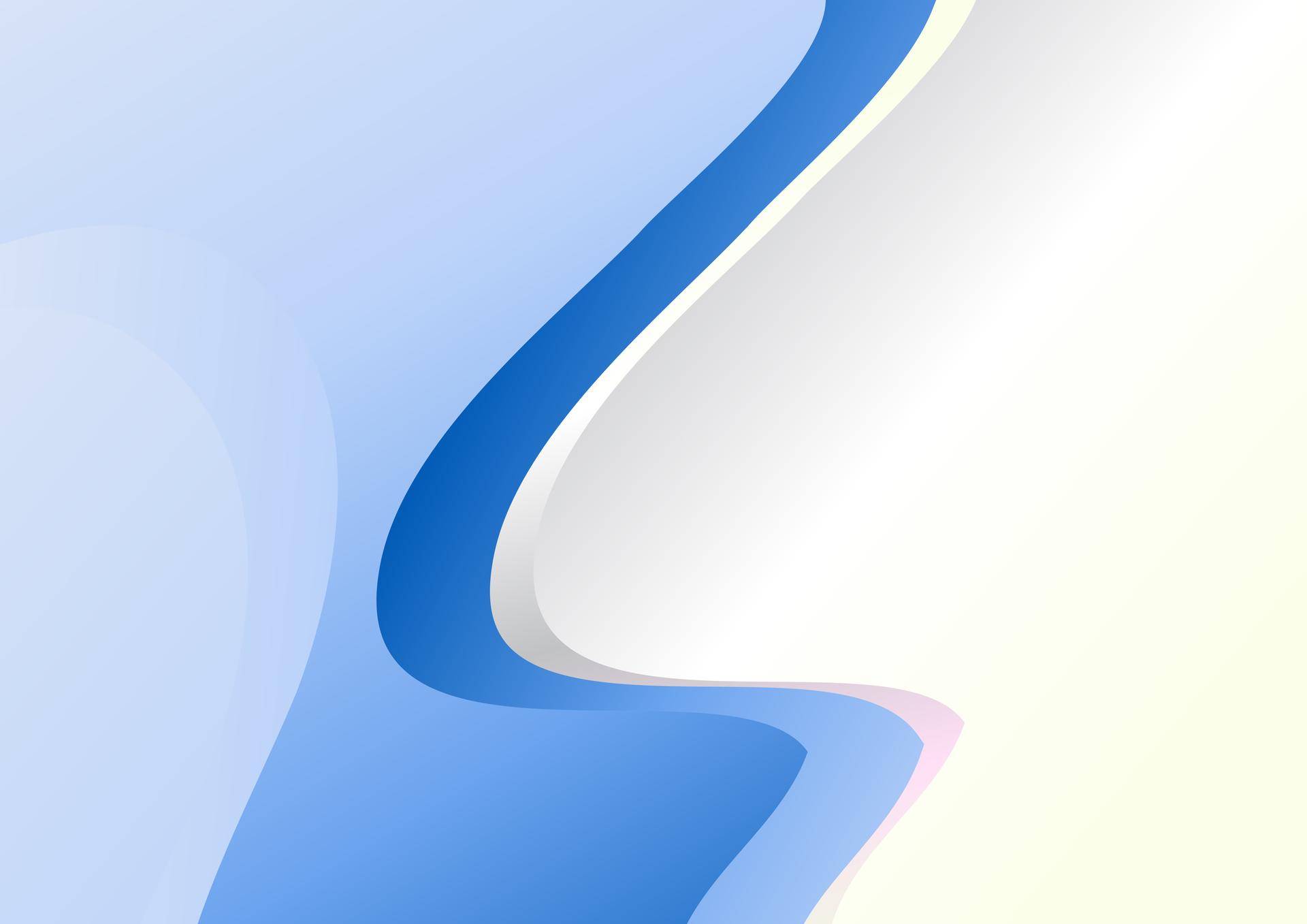 Abstract Pastel Blue Business Wave Presentation Illustration